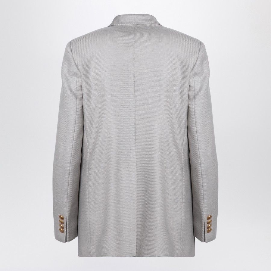 Tagliatore o1d2blof1024 Double-Breasted Jacket In Grey Size M / US 6-8 / IT 42-44 - 2 Thumbnail