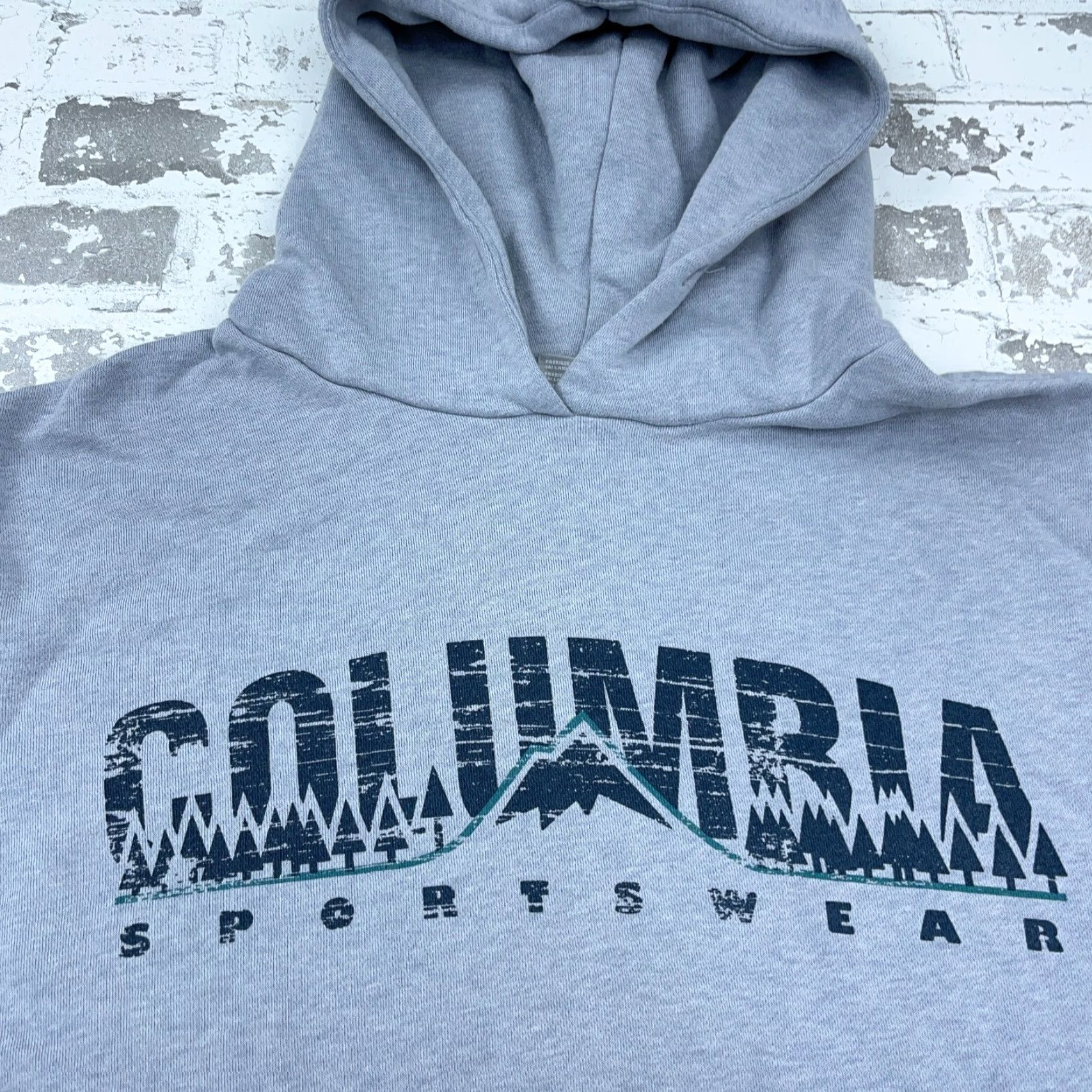 Spell Columbia Hoodie Men Medium Gray Sweatshirt Sweater Hiking Outdoor Logo Hooded Pocket All Seasons Fleece Cotton Blend Size US M / EU 48-50 / 2 - 3 Thumbnail