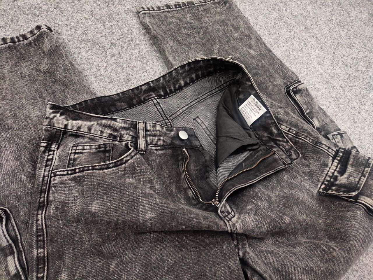 If Six Was Nine Baggy Faded Cargo If Six Was Nine Style Parachute Y2K Pants Size US 31 - 10 Thumbnail