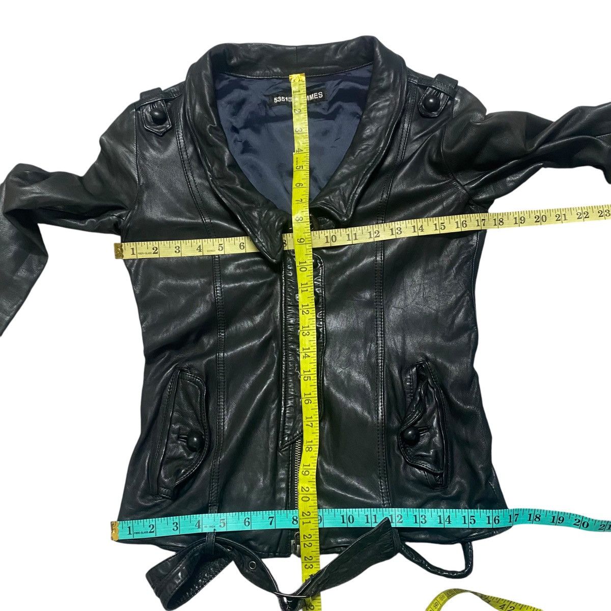 5351 POUR LES FEMMES 5351 Pour Les Femmes Lambskin Leather Jacket Size S / US 4 / IT 40 - 13 Thumbnail
