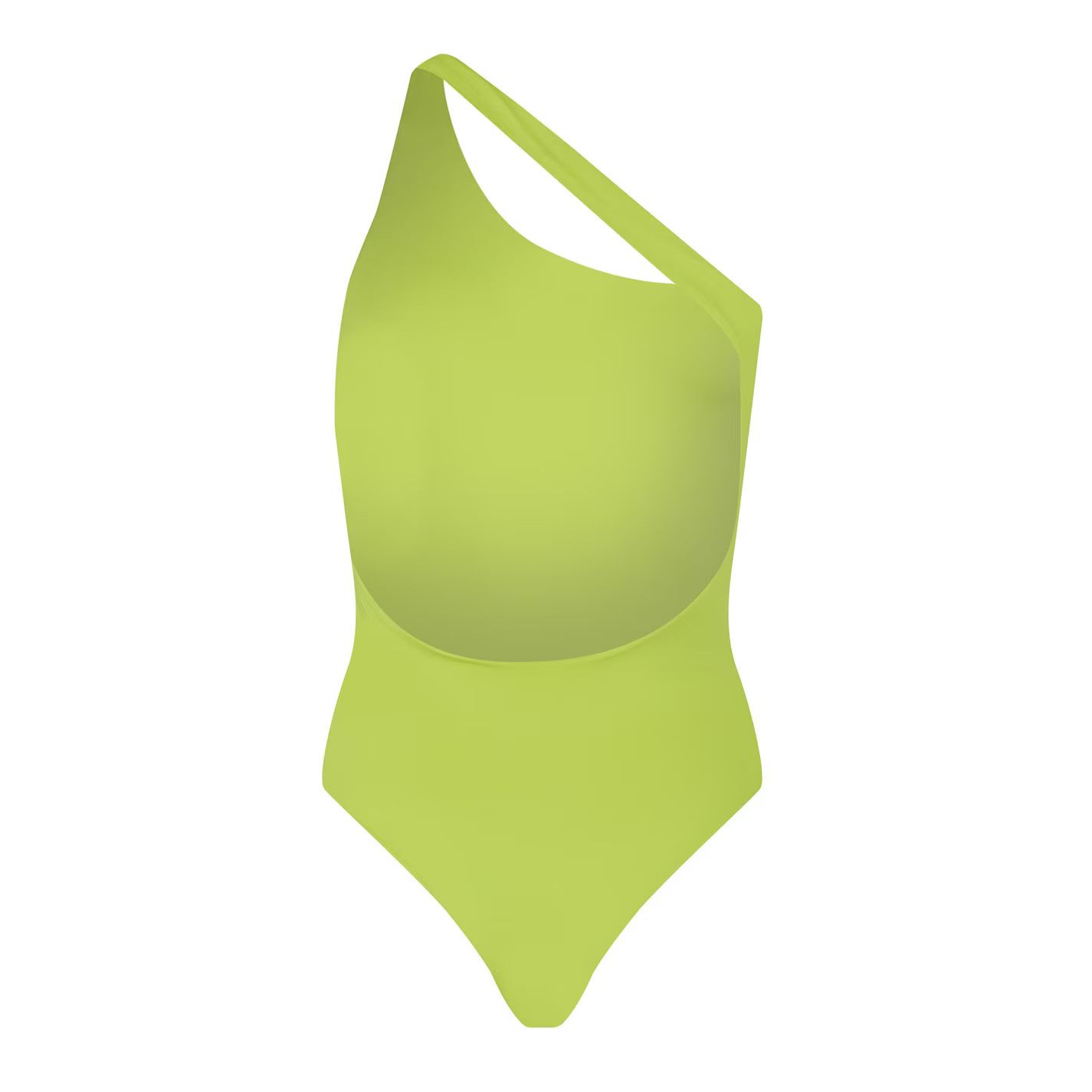 Off-White o1g2r1mq0225 One Shoulder Swimsuit in Kiwi Size XS / US 0-2 / IT 36-38 - 2 Thumbnail