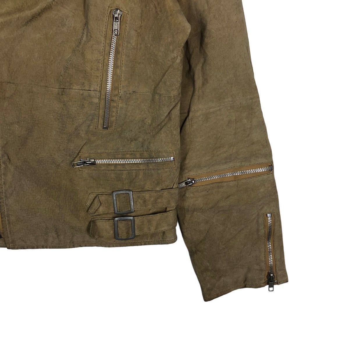 Genuine Leather 🔥90’s Vintage Double Breast Genuine Leather Jacket Racing Size US M / EU 48-50 / 2 - 5 Thumbnail