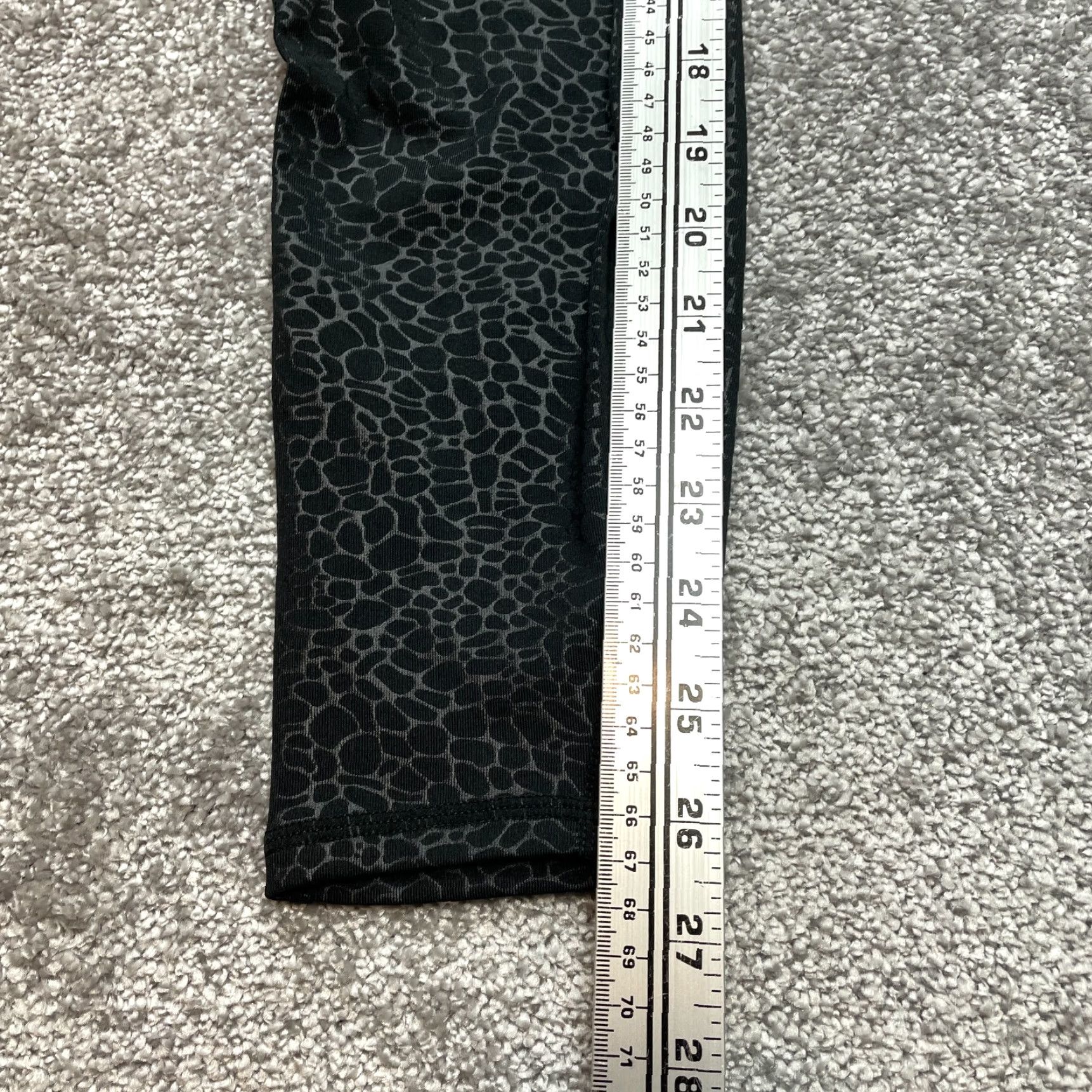 Vintage Zoano Leggings Womens M Black Leopard Print Yoga Stretch Pants New Size 32" / US 10 / IT 46 - 5 Thumbnail