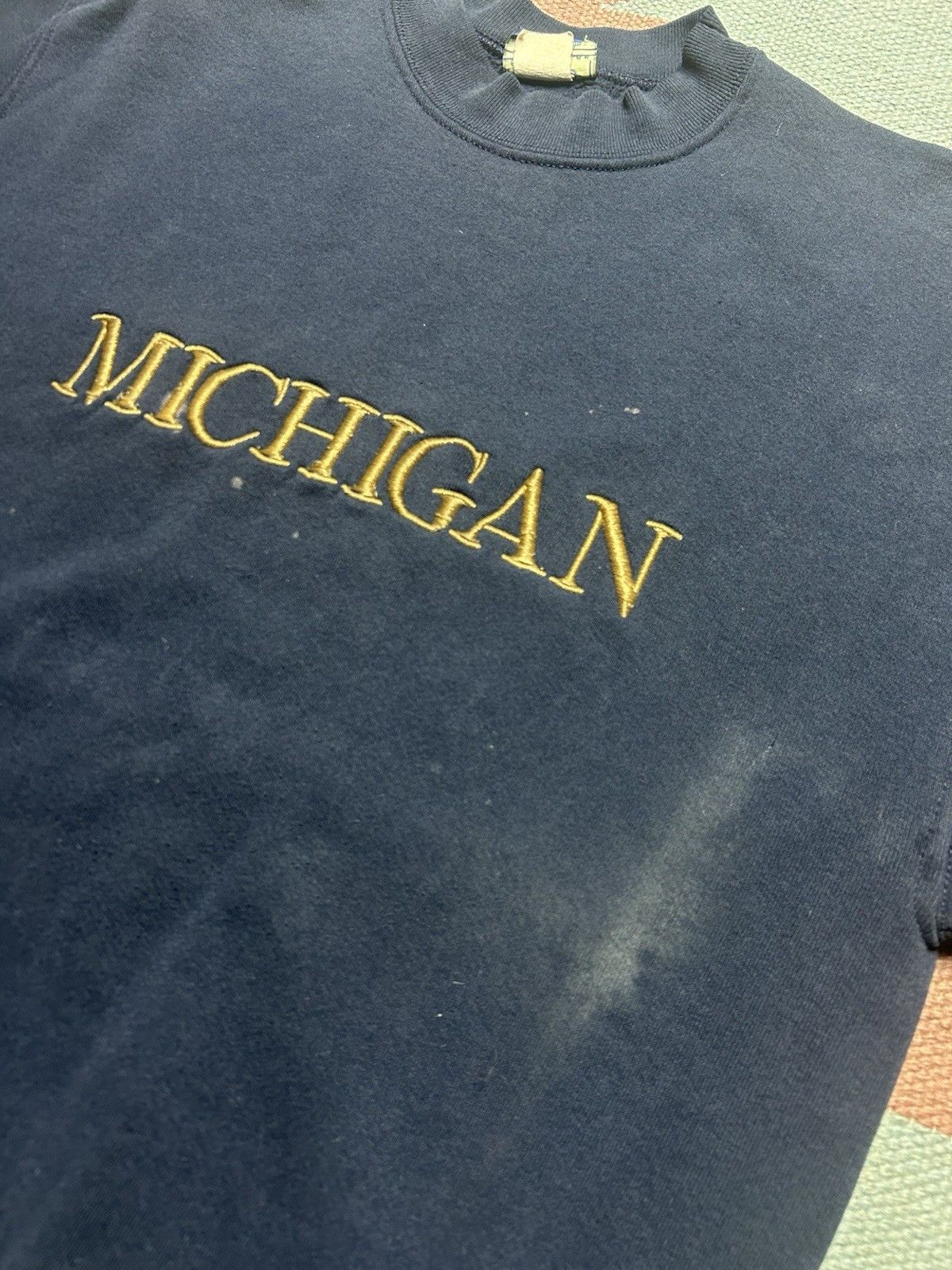 Vintage Vtg 90s crewneck sweatshirt university of Michigan medium Size US M / EU 48-50 / 2 - 3 Thumbnail