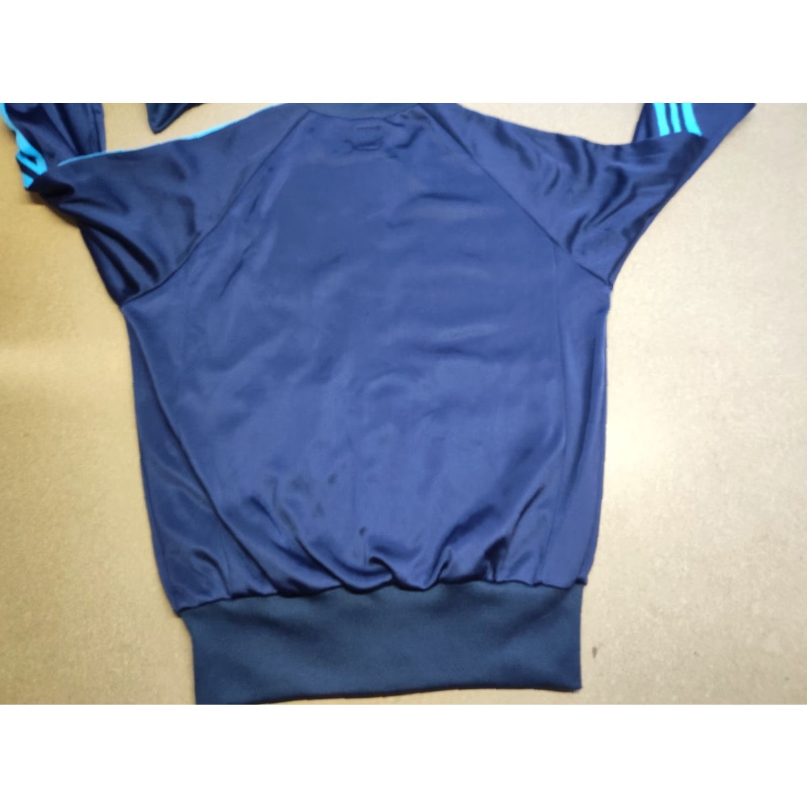 Adidas Adidas Jacket Womens Size 38 Full Zip Blue Vintage Superstar Trefoil Track Jacket Womens Size XS / US 0-2 / IT 36-38 - 2 Thumbnail