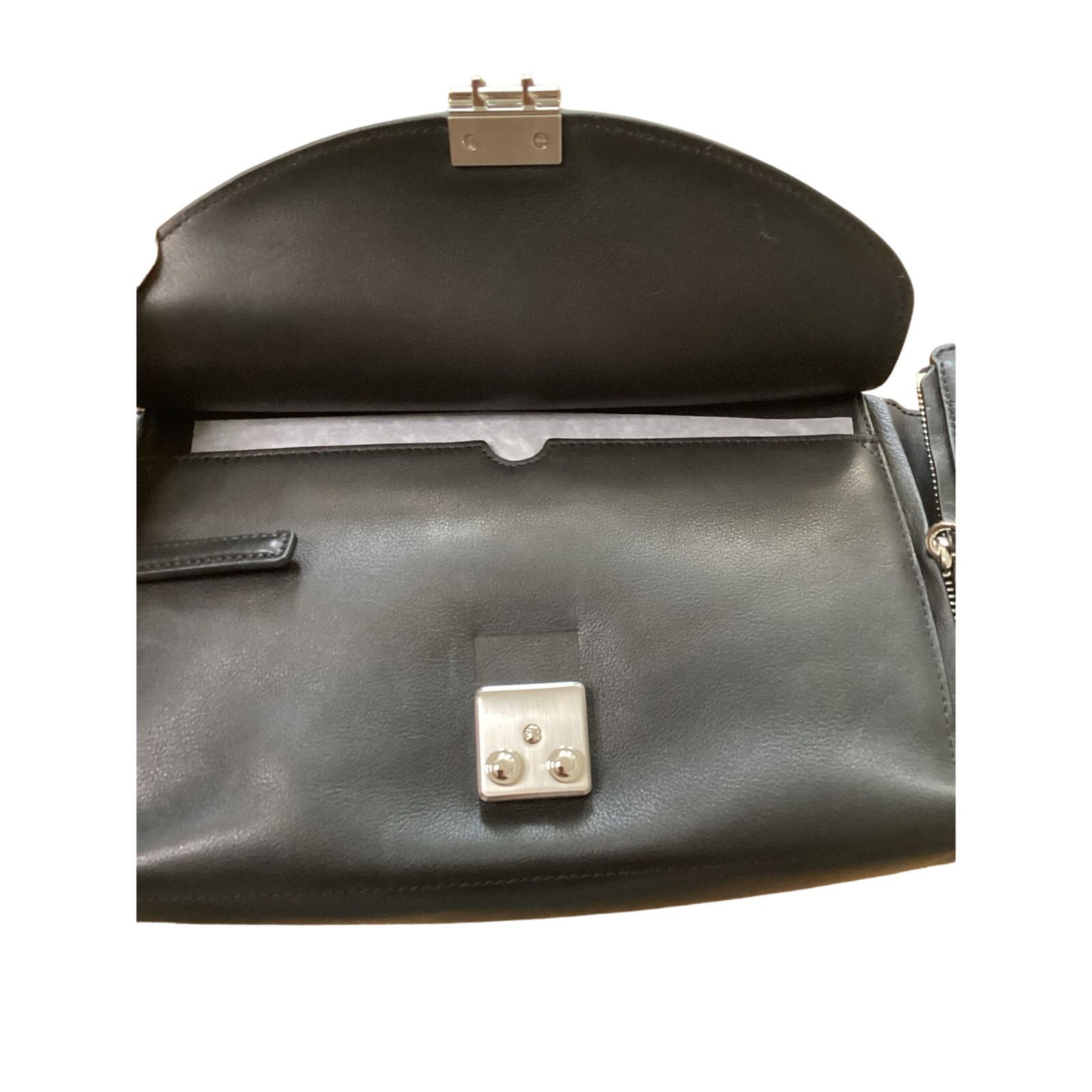 3.1 Phillip Lim NWT 3.1 Phillip Lim Small Soft Pashli Satchel Bag Black Size ONE SIZE - 13 Thumbnail