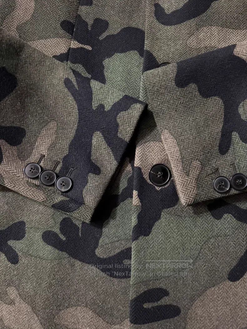 Valentino Valentino Camouflage wool coat Size US M / EU 48-50 / 2 - 5 Thumbnail