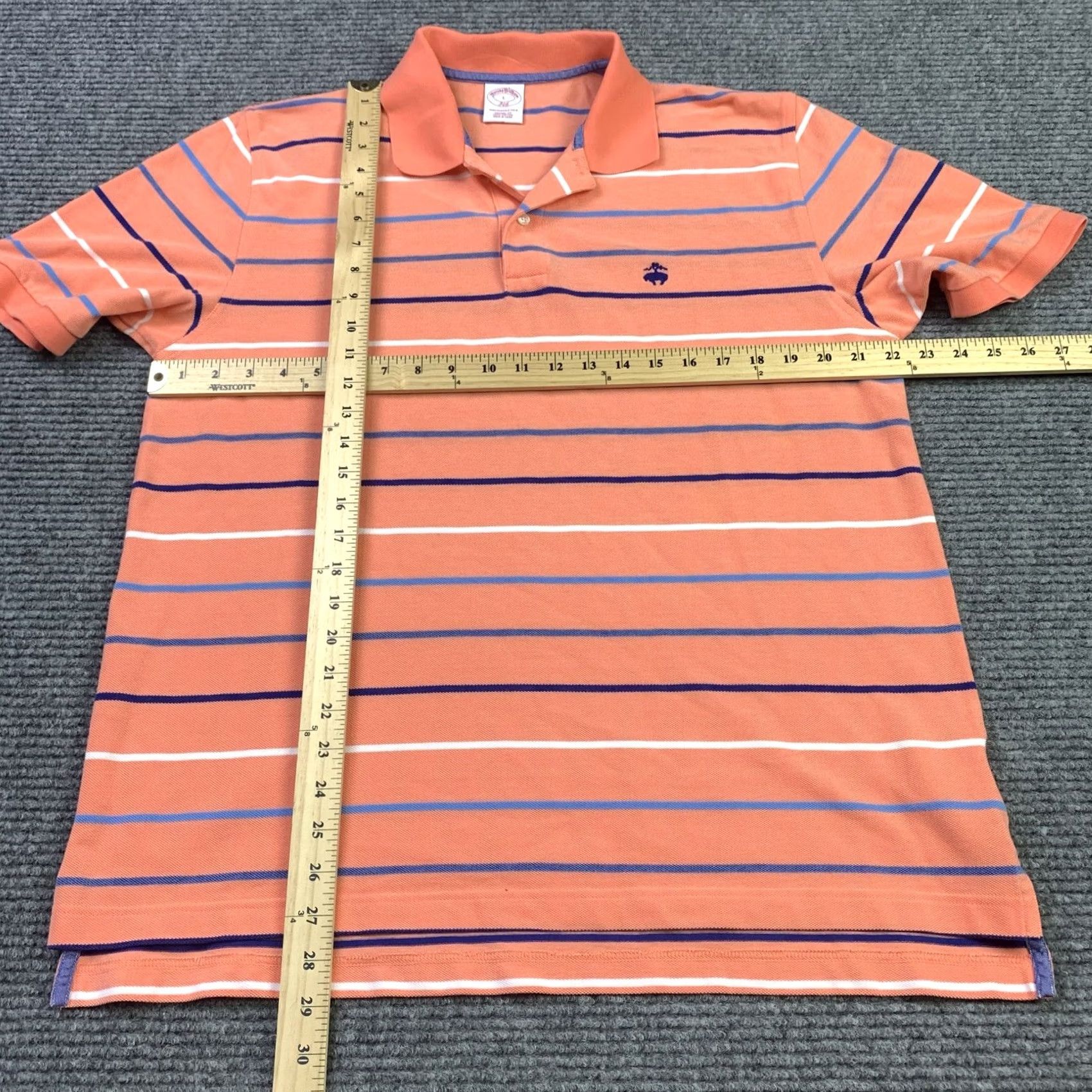Brooks Brothers Brooks Brothers Polo Shirt Striped Salmon Embroidered Original Fit Large Men's Shirt Polo Salmon Striped Embroidered Brooks Brothers 346 Size US L / EU 52-54 / 3 - 4 Thumbnail
