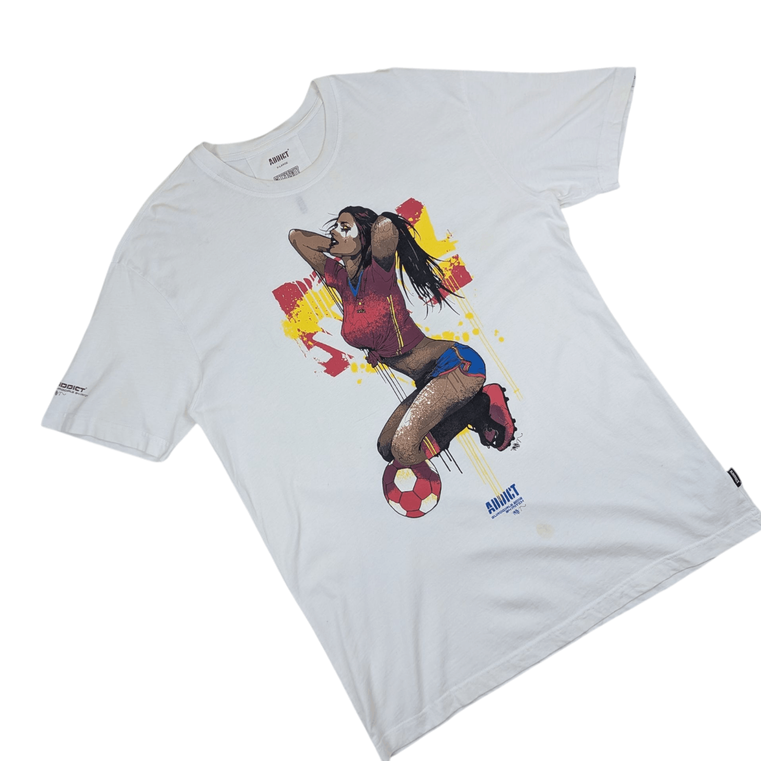 ADDICT ADDICT x Mitchybwoy Elirogirls 2012 Football Soccer T-Shirt Size US XL / EU 56 / 4 - 3 Thumbnail