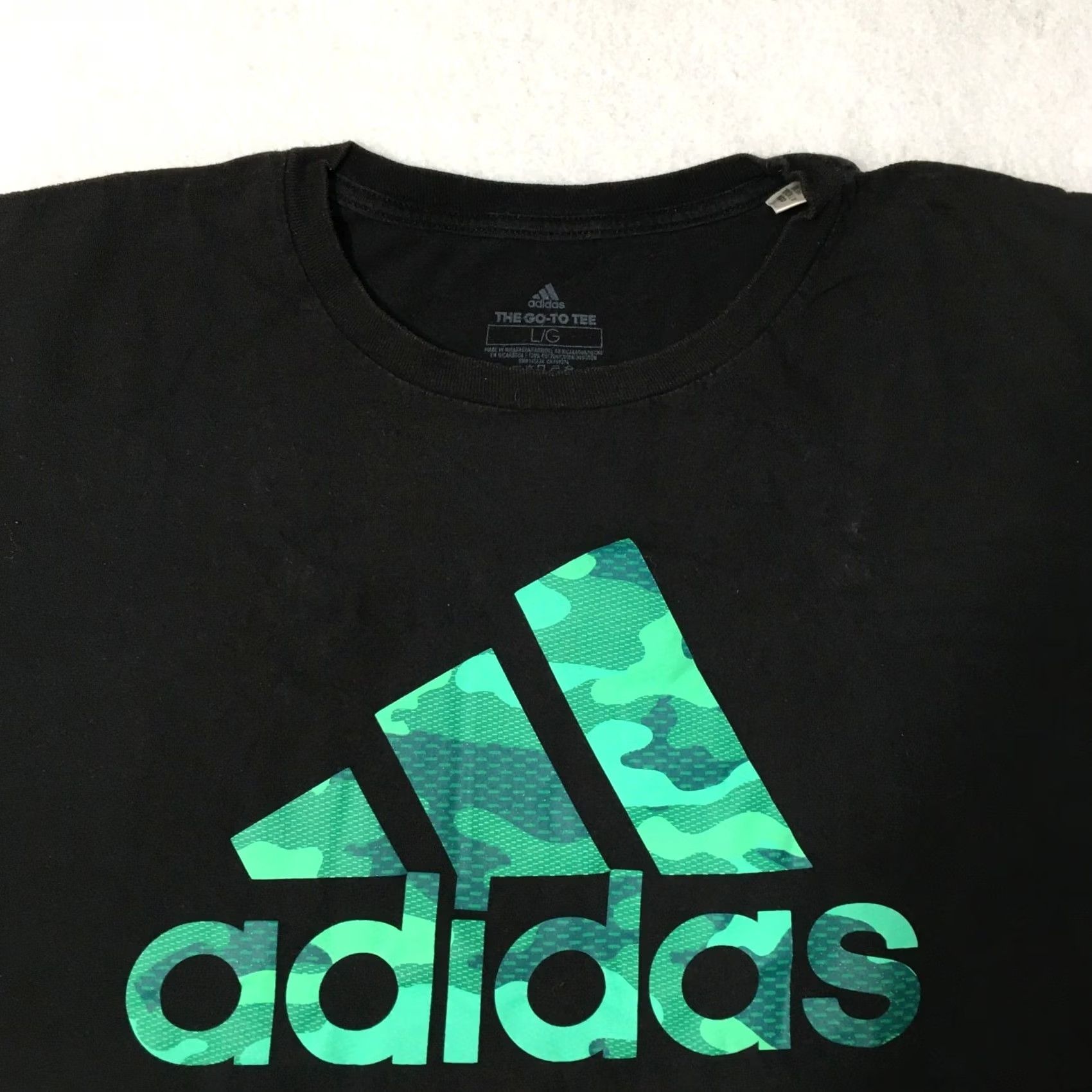 Adidas Adidas Amplifier Shirt T-Shirt Logo Camouflage Black LG Adults Mens Shirt Short Sleeve Crew Neck Size US L / EU 52-54 / 3 - 2 Thumbnail