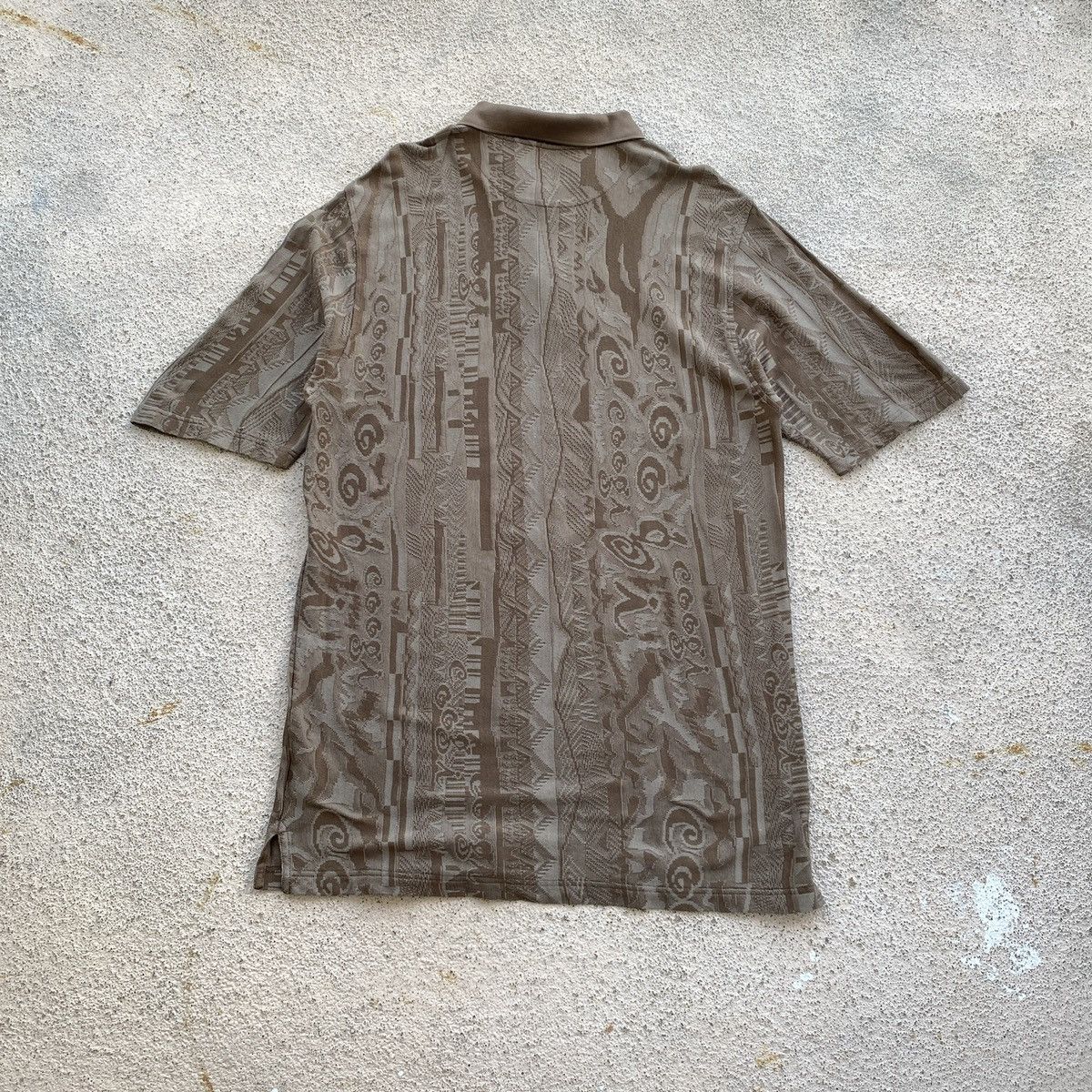 Coogi × Vintage 00s Coogi Monogram polo t shirt Aztec Western brown vintage Size US XL / EU 56 / 4 - 2 Thumbnail
