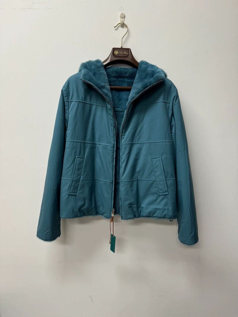 Loro Piana LORO PIANA A watered-down pelt coat Size US S / EU 44-46 / 1 - 1 Thumbnail