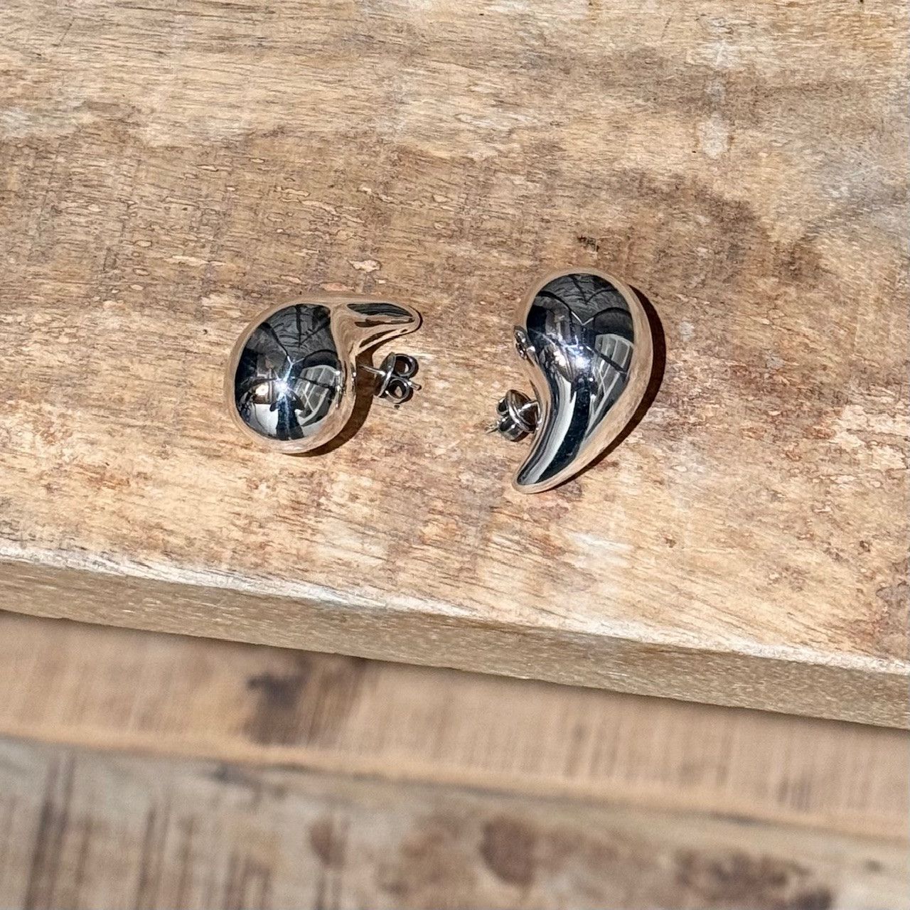 Bottega Veneta Bottega Veneta Sterling Silver Small Drop Earrings Size ONE SIZE - 2 Thumbnail