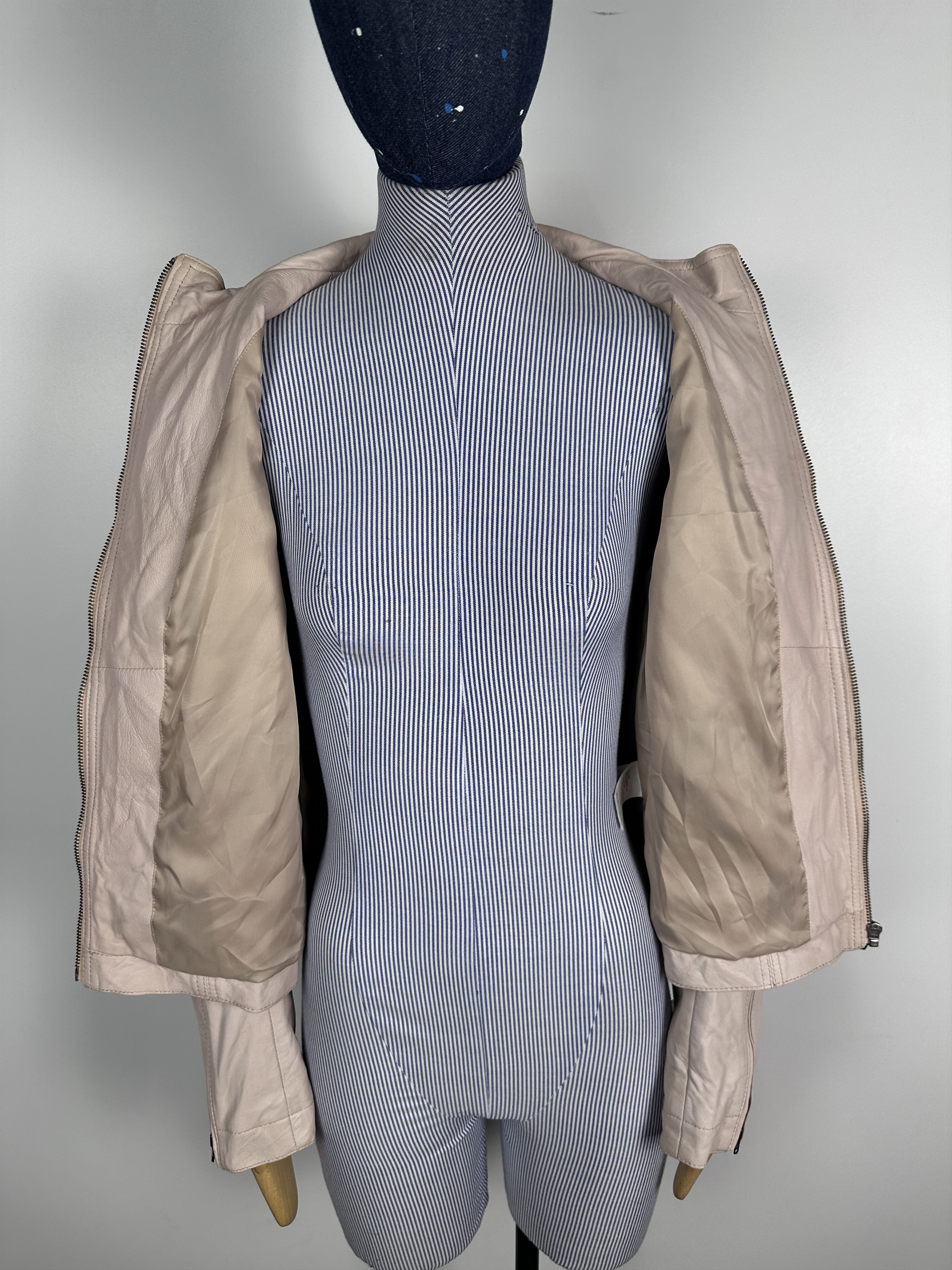 Reiss Reiss Women's Leather Jacket Soft Pinc Size M Size M / US 6-8 / IT 42-44 - 8 Thumbnail