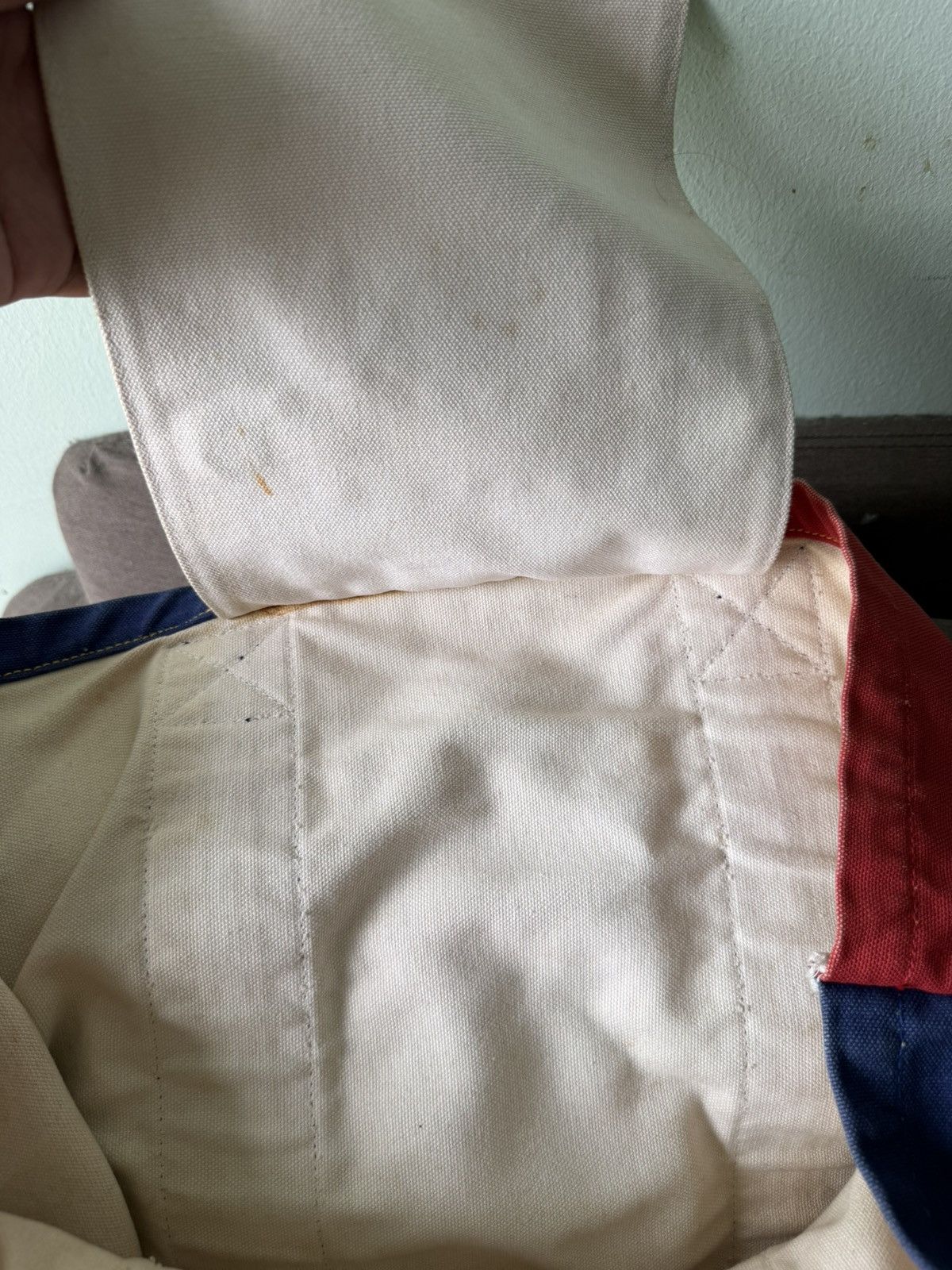 Polo Ralph Lauren Rare Archive Polo Ralph Lauren Cross Flag 1988 Colorblock Size ONE SIZE - 6 Thumbnail