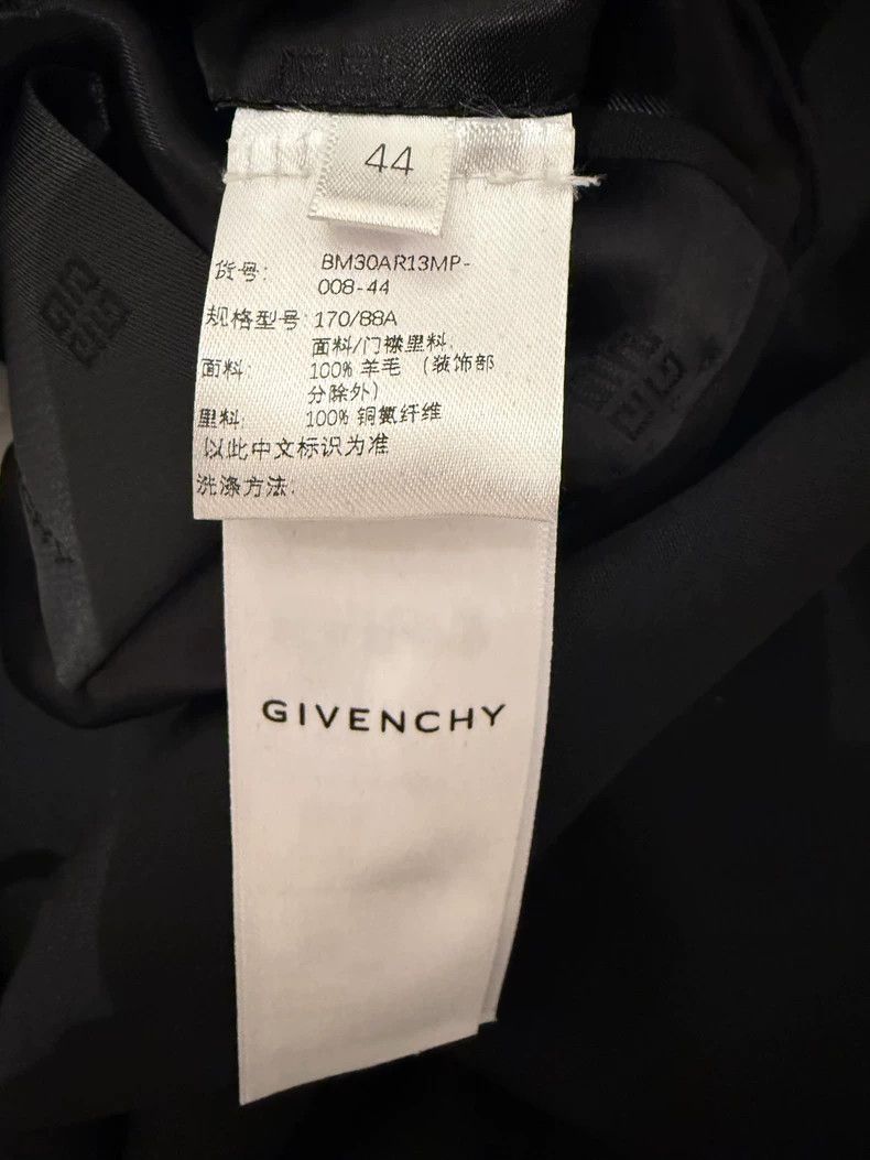 Givenchy Givenchy Size44 Runway Buckle Suit Jacket Size US M / EU 48-50 / 2 - 4 Thumbnail