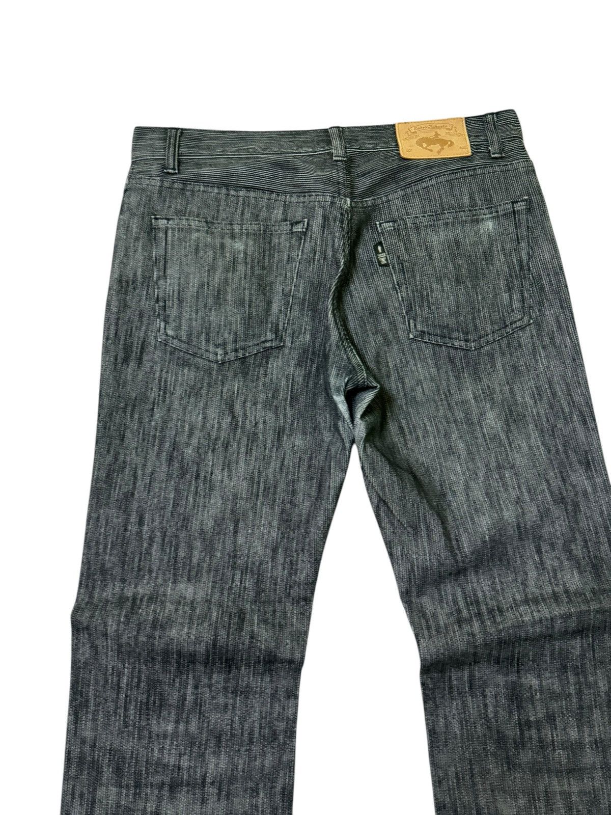 Japanese Brand TAKEO KIKUCHI STRIPED BLACK GREY DENIM Size US 32 / EU 48 - 10 Thumbnail