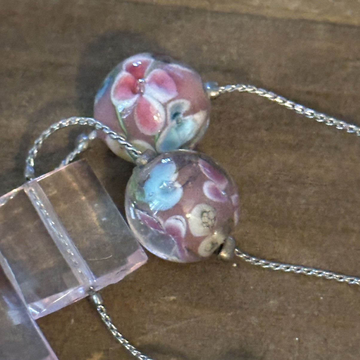 Other Stationed lampwork bead Y necklace Size ONE SIZE - 4 Thumbnail