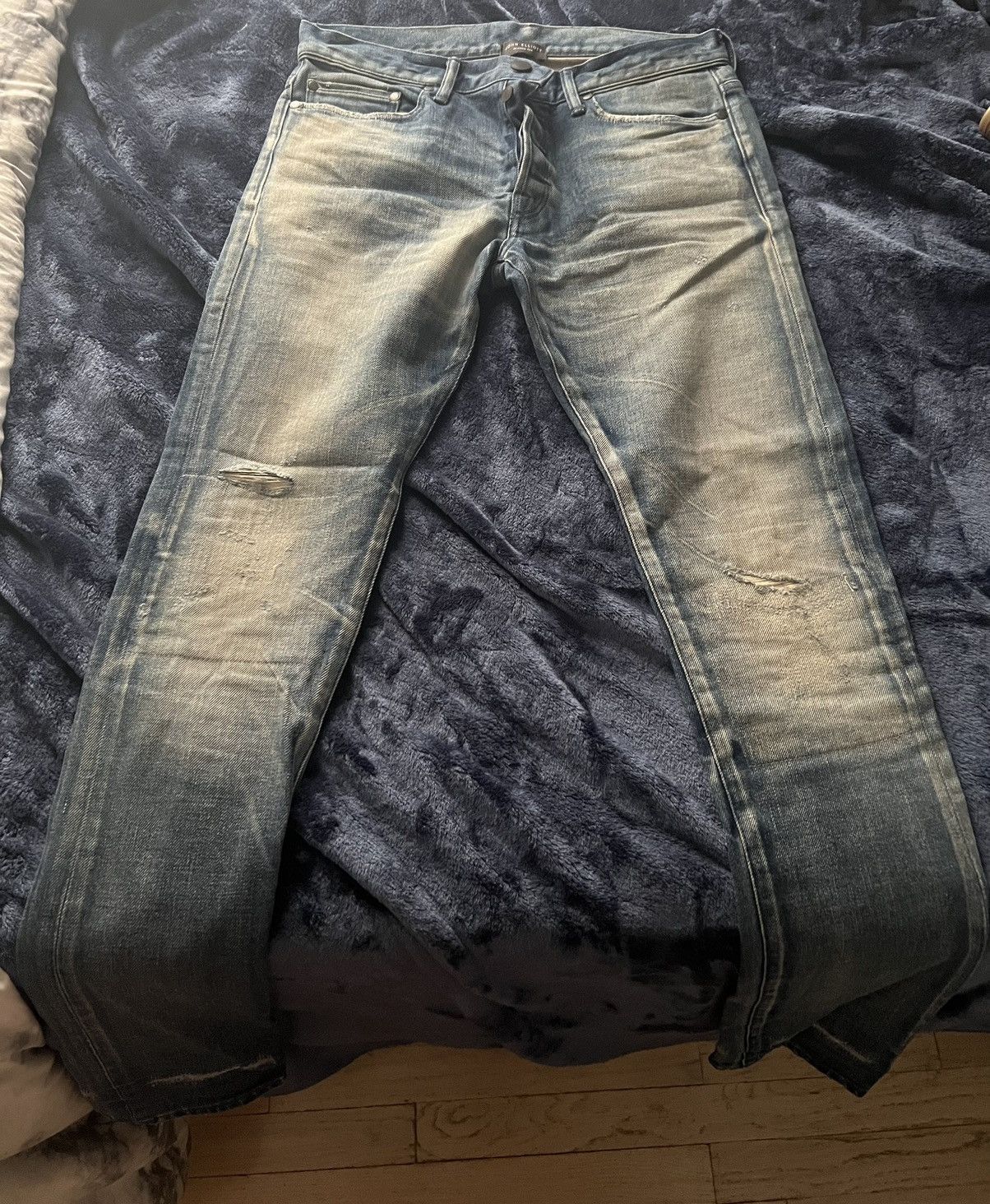 John Elliott John Elliott The Cast 2 Slim-Fit Distressed Jeans Size US 30 / EU 46 - 5 Thumbnail