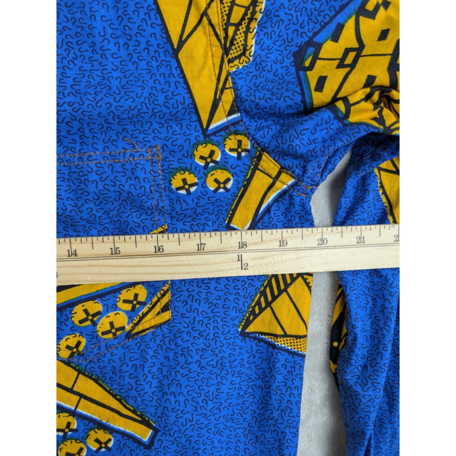 Other Nisus Hotel Japan African Wax DJ Turntable Print Shirt Size US M / EU 48-50 / 2 - 13 Thumbnail