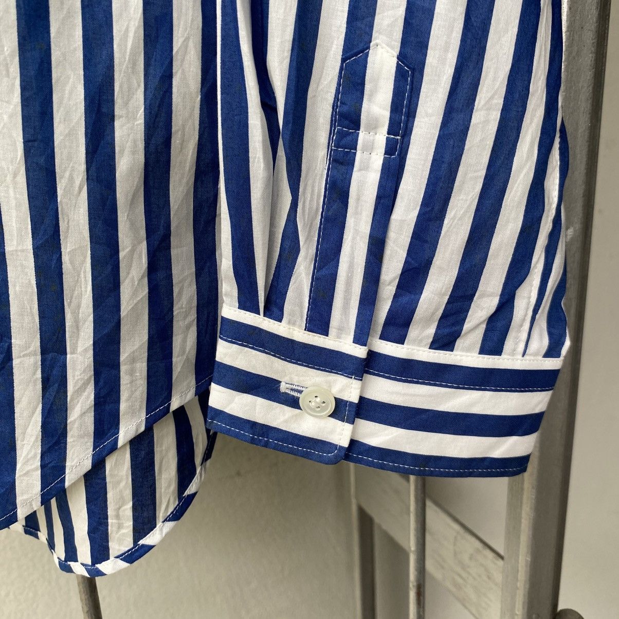 Comme des Garcons COMME des GARCONS TAO Blue & White Stripe Shirt Size S / US 4 / IT 40 - 13 Thumbnail