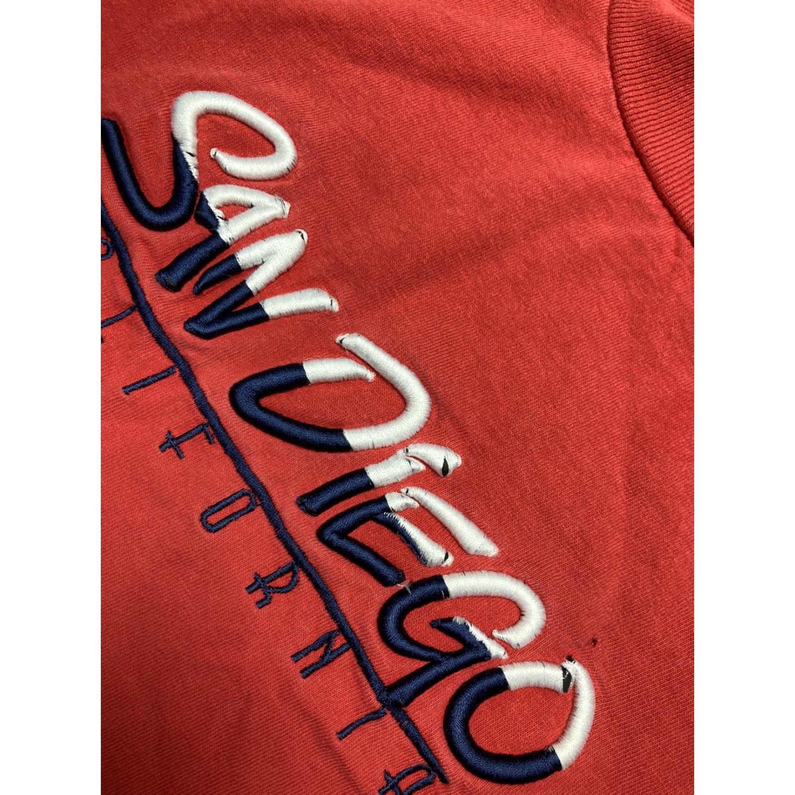 Vintage VINTAGE San Diego California t shirt y2k embroidered M & M Shirt Mens Adult Medium Red California Embroidered 90s Size US M / EU 48-50 / 2 - 5 Thumbnail
