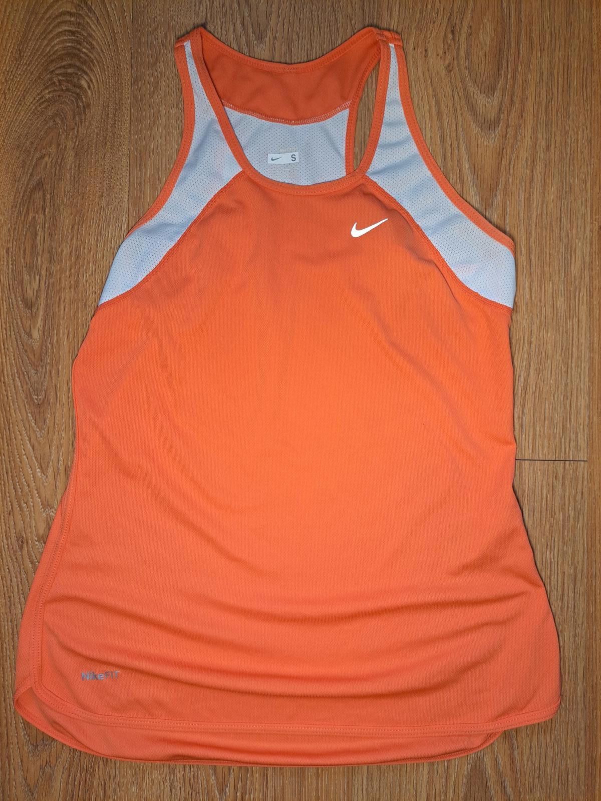 Nike Nike Dri Fit Tank Top Womens Small 4-6 Orange Activewear Size ONE SIZE - 1 Thumbnail