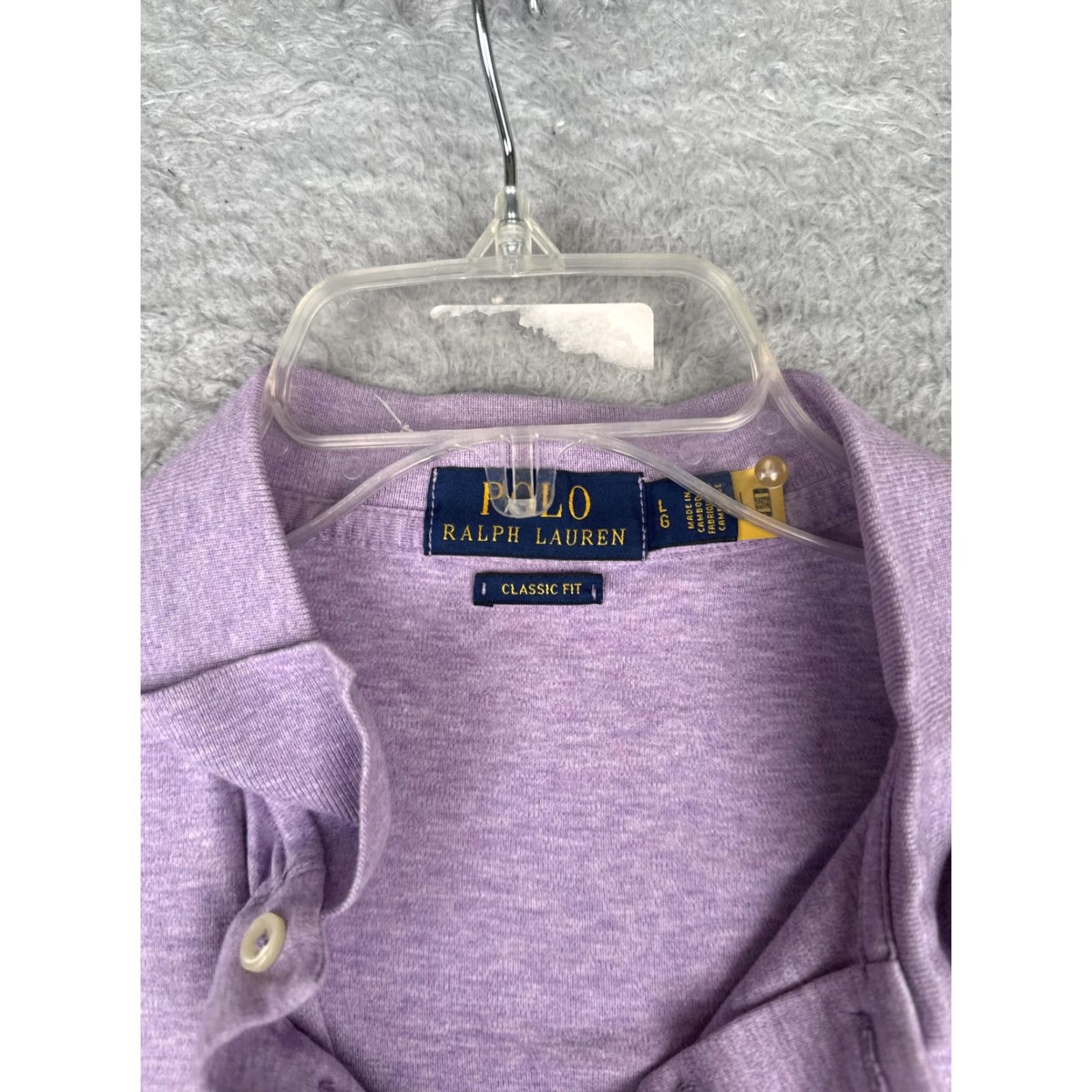Polo Ralph Lauren Polo Ralph Lauren Polo Shirt Mens Large Purple Classic Fit Jersey Logo Casual Size US L / EU 52-54 / 3 - 7 Thumbnail