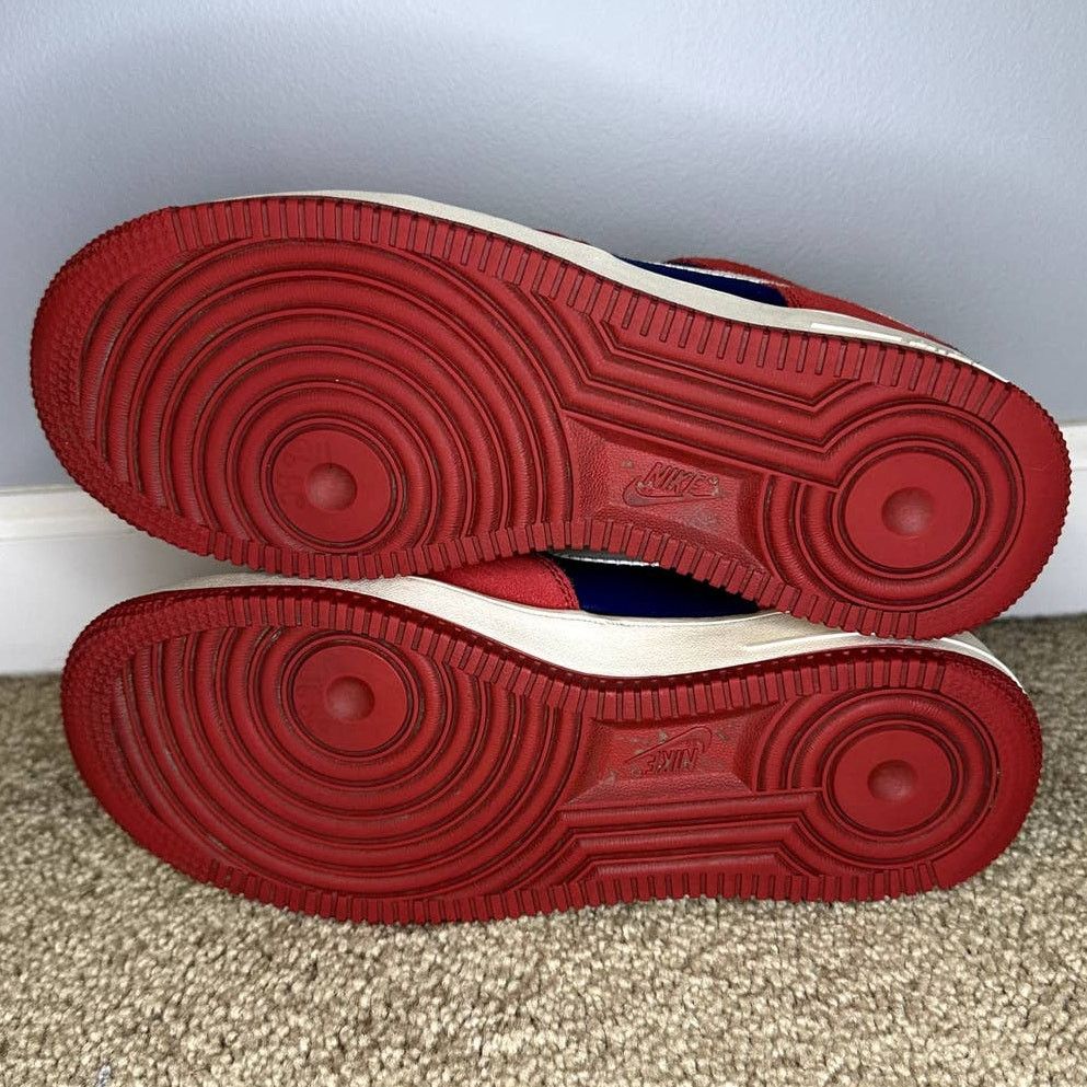 Nike Nike Air Force 1 Scissors Low Gym Sneakers Red/Blue Size 6 Size US 6 / IT 36 - 10 Thumbnail