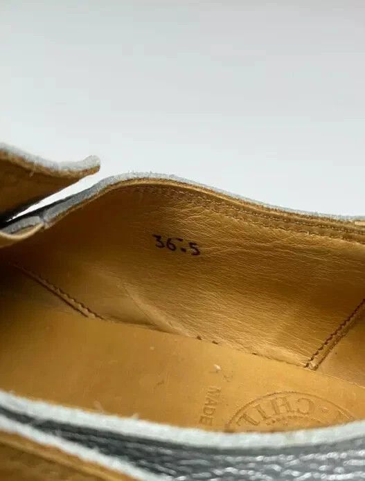 Vintage Penelope Chilvers Women’s Leather Silver Loafer Oxford Shoes Size US 6.5 / IT 36.5 - 8 Thumbnail