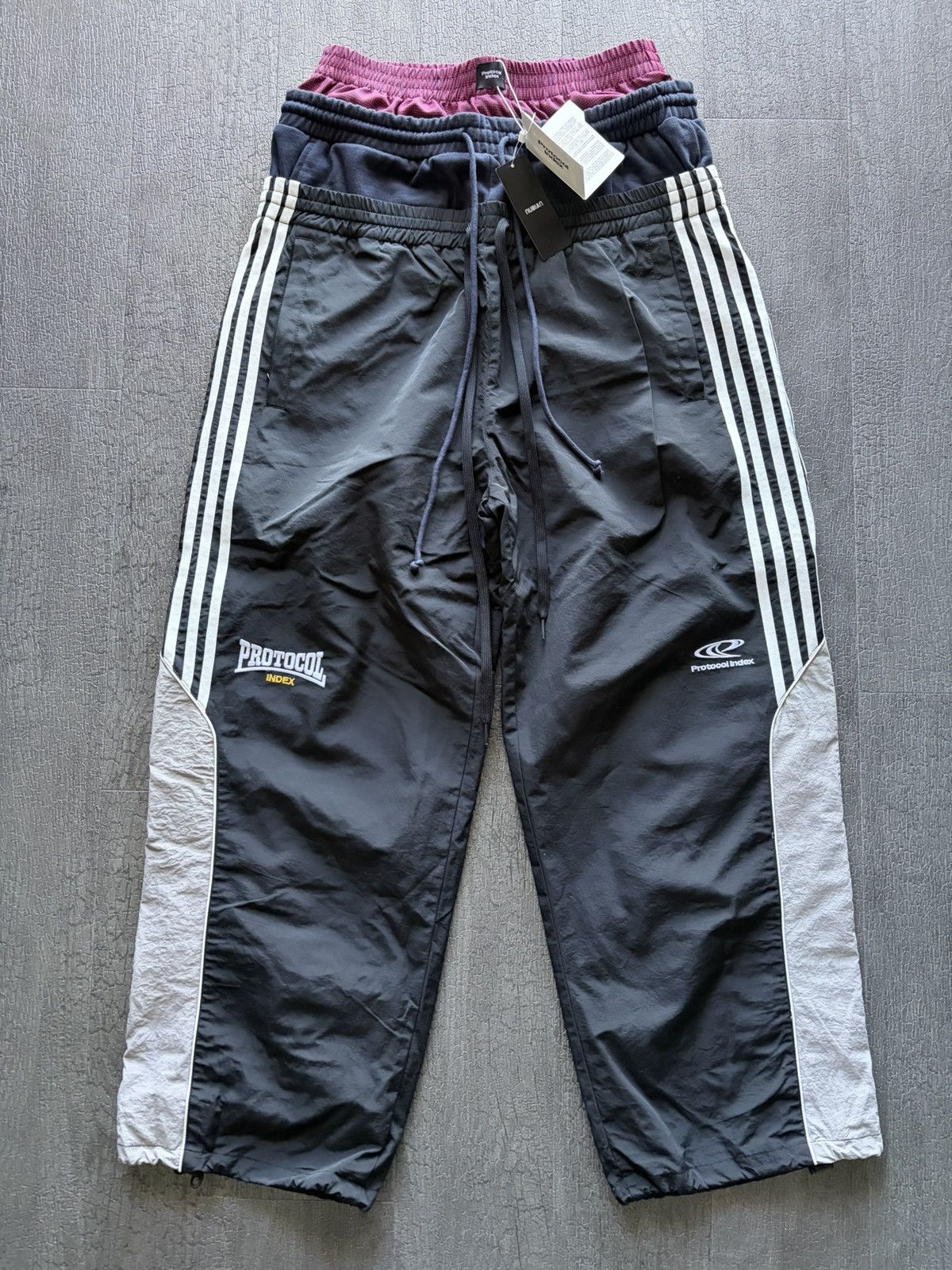 PROJECT G/R Protocol Index 3 LAYERED TRACK PANTS PROJECT GR | Grailed