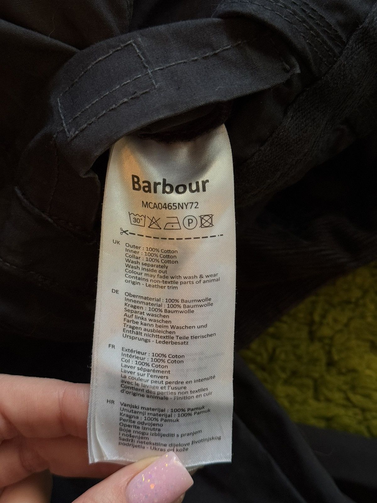 Barbour × Designer Barbour waxed jacket Size US M / EU 48-50 / 2 - 10 Thumbnail