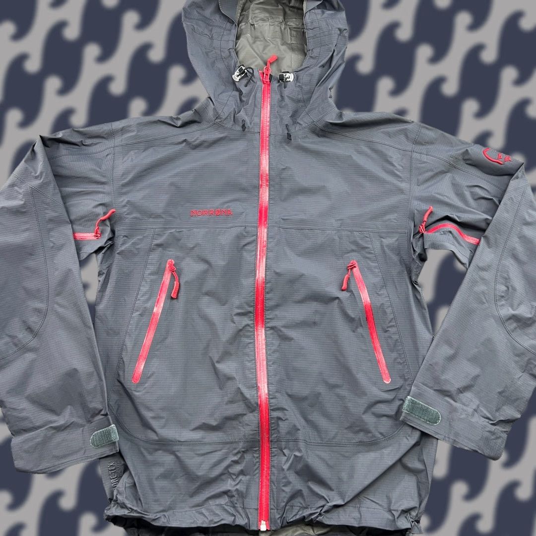 Vintage Norrona Nansen Gore-Tex Paclite Jacket Mens XS Gray Waterproof Full Zip Hooded Size US XS / EU 42 / 0 - 1 Thumbnail