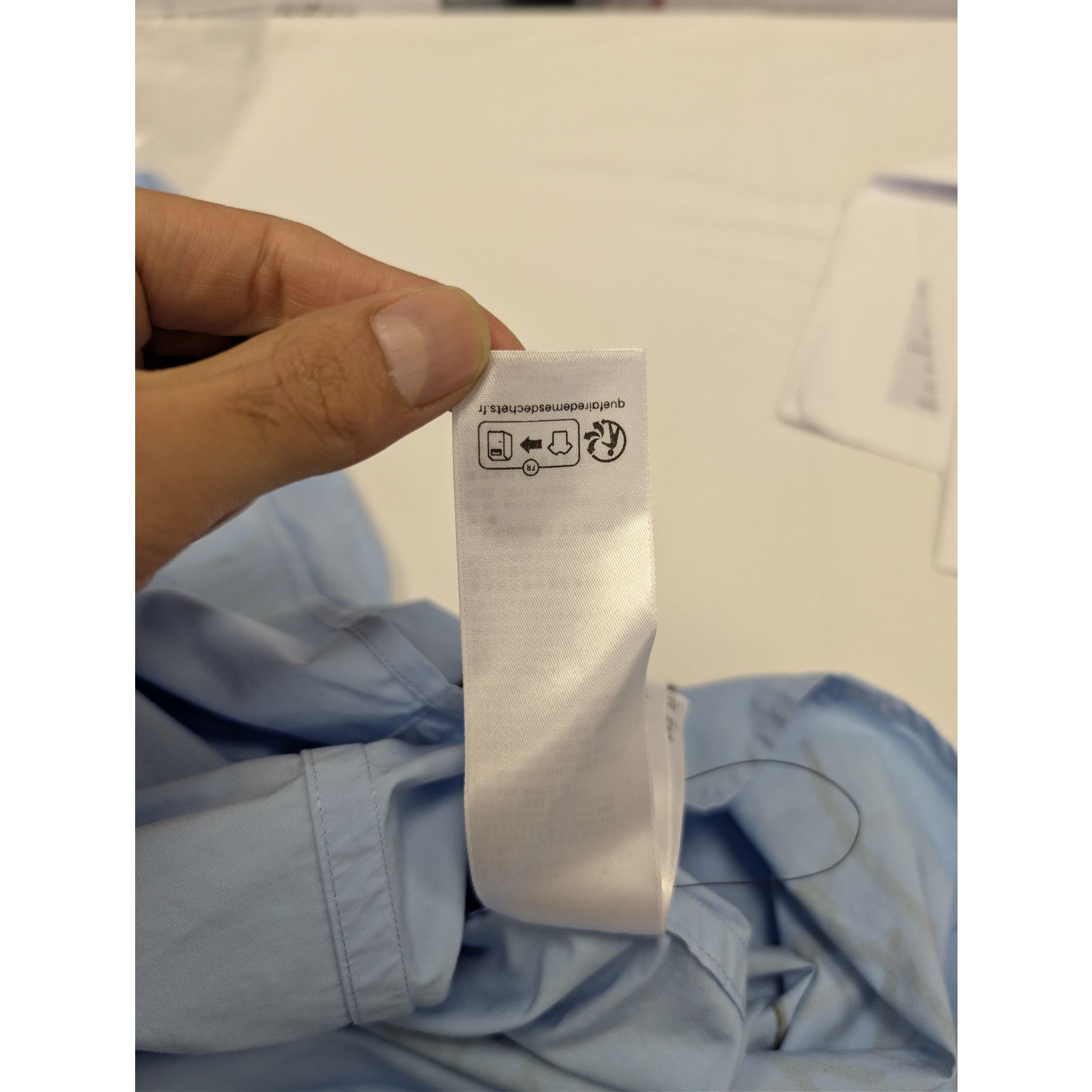 Balenciaga o1rshd1 Cotton Poplin Graffiti Shirt in Sky Blue Size US L / EU 52-54 / 3 - 20 Thumbnail