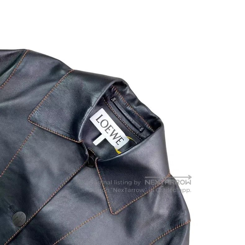Loewe Loewe Lamb leather classic leather jacket Size XXS / US 00 / IT 34 - 2 Thumbnail