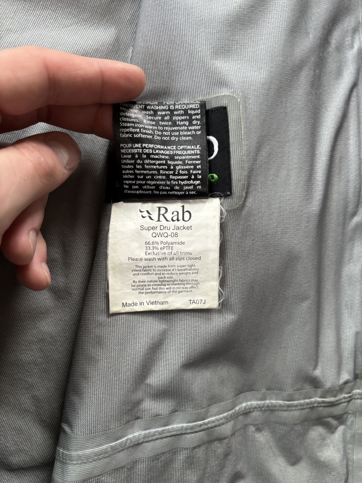 Rab Membrane Jacket Rab Neutrino Event Fabric Size US L / EU 52-54 / 3 - 7 Thumbnail