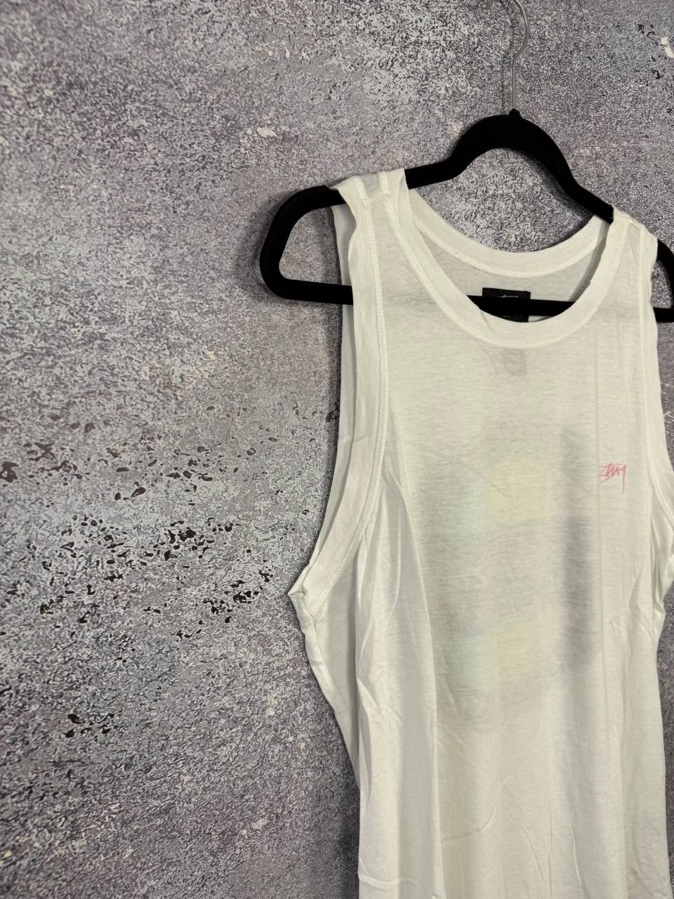 Stussy × Vintage Vintage Stussy Sleeveless Big Logo y2k Medium Size US M / EU 48-50 / 2 - 7 Thumbnail
