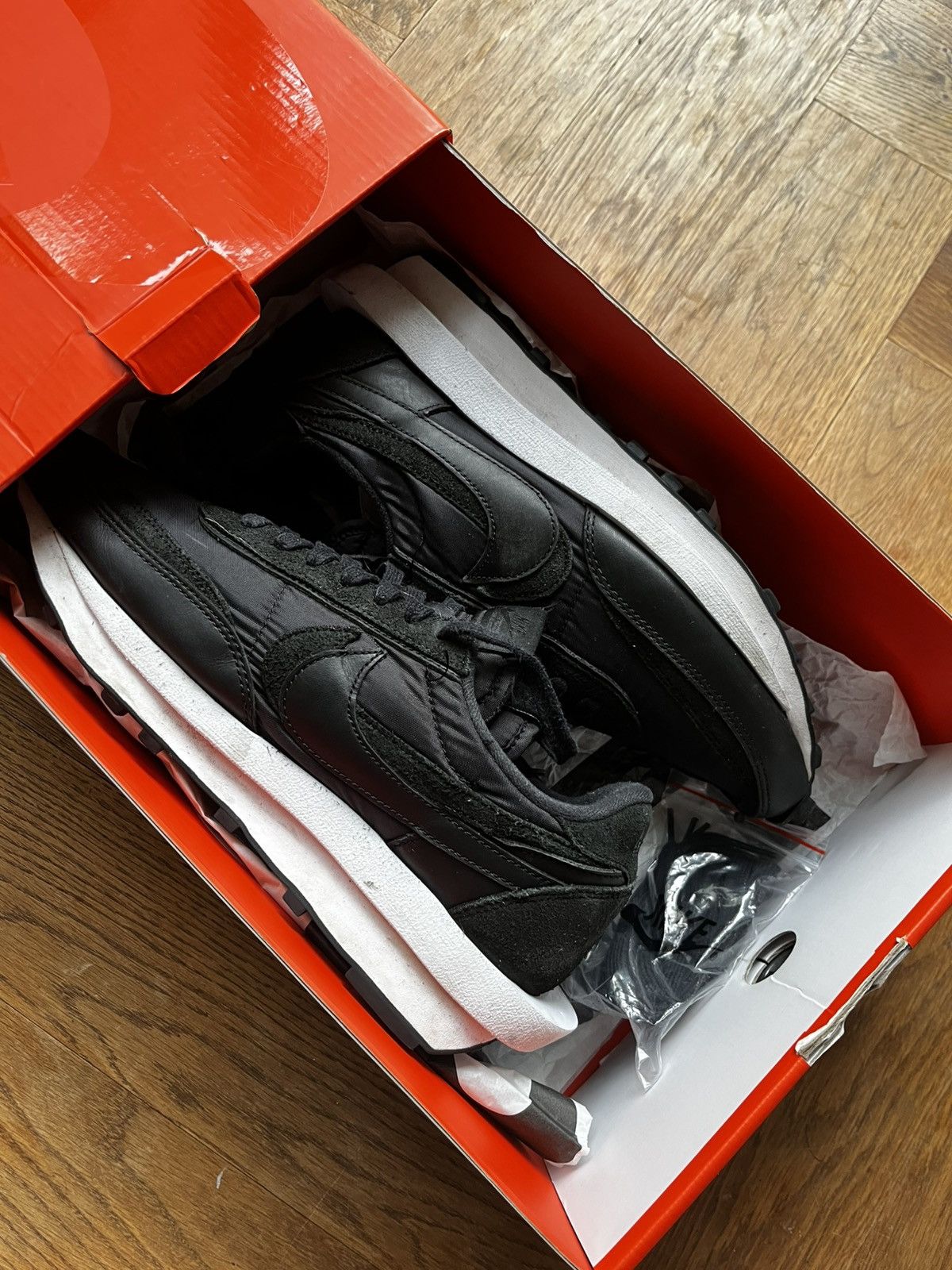 Nike × Sacai Nike LD Waffle x Sacai Black Size US 10 / EU 43 - 2 Thumbnail