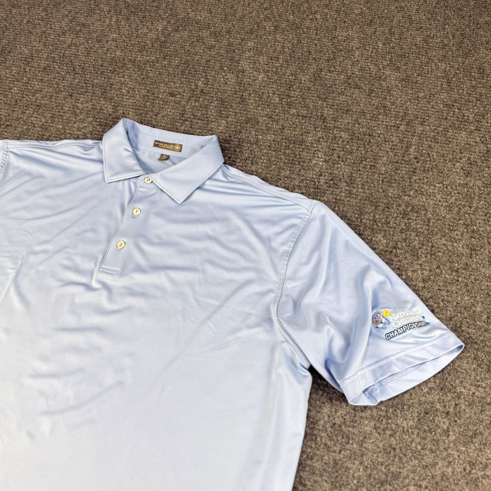 Peter Millar Peter Millar Polo Shirt Mens XL Blue Golf Summer Comfort Nationwide Childrens Size US XL / EU 56 / 4 - 2 Thumbnail