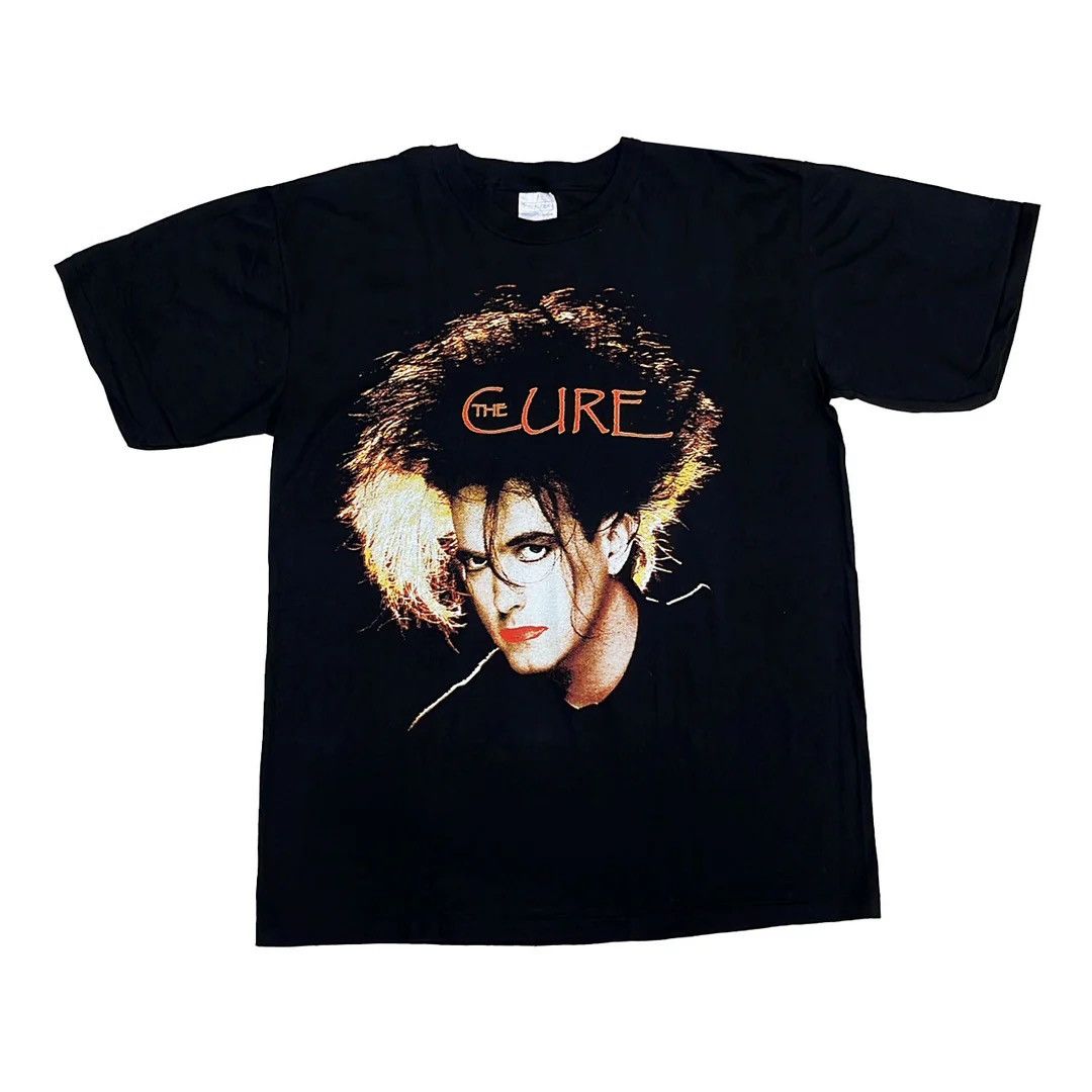 Band Tees The Cure 1980s Vintage Robert Smith Band Tour T-Shirt Size US XL / EU 56 / 4 - 1 Thumbnail