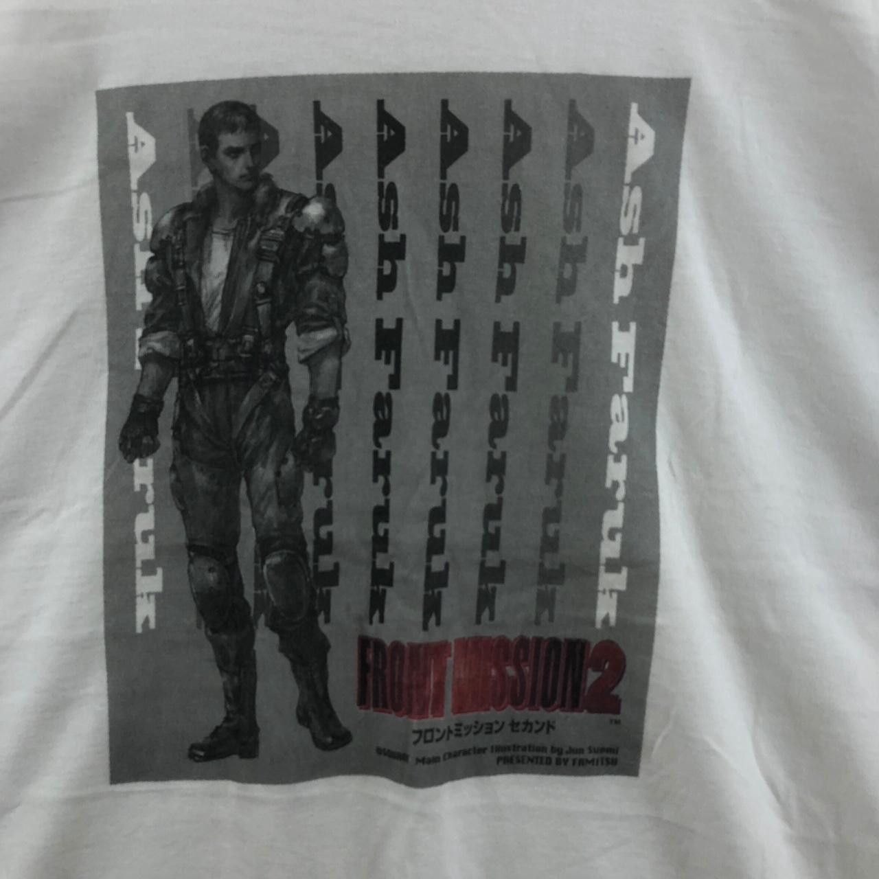 Vintage Vintage FRONT MISSION 2 Ash Faruk Video Game Tee Shirt Size US L / EU 52-54 / 3 - 7 Thumbnail