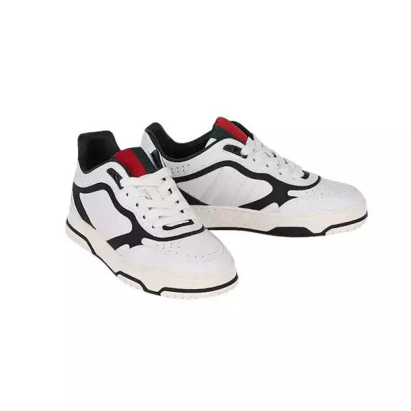 Gucci oc11z526 Women's Gucci Re-Web Sneakers in White Size US 4.5 / IT 34.5 - 2 Thumbnail