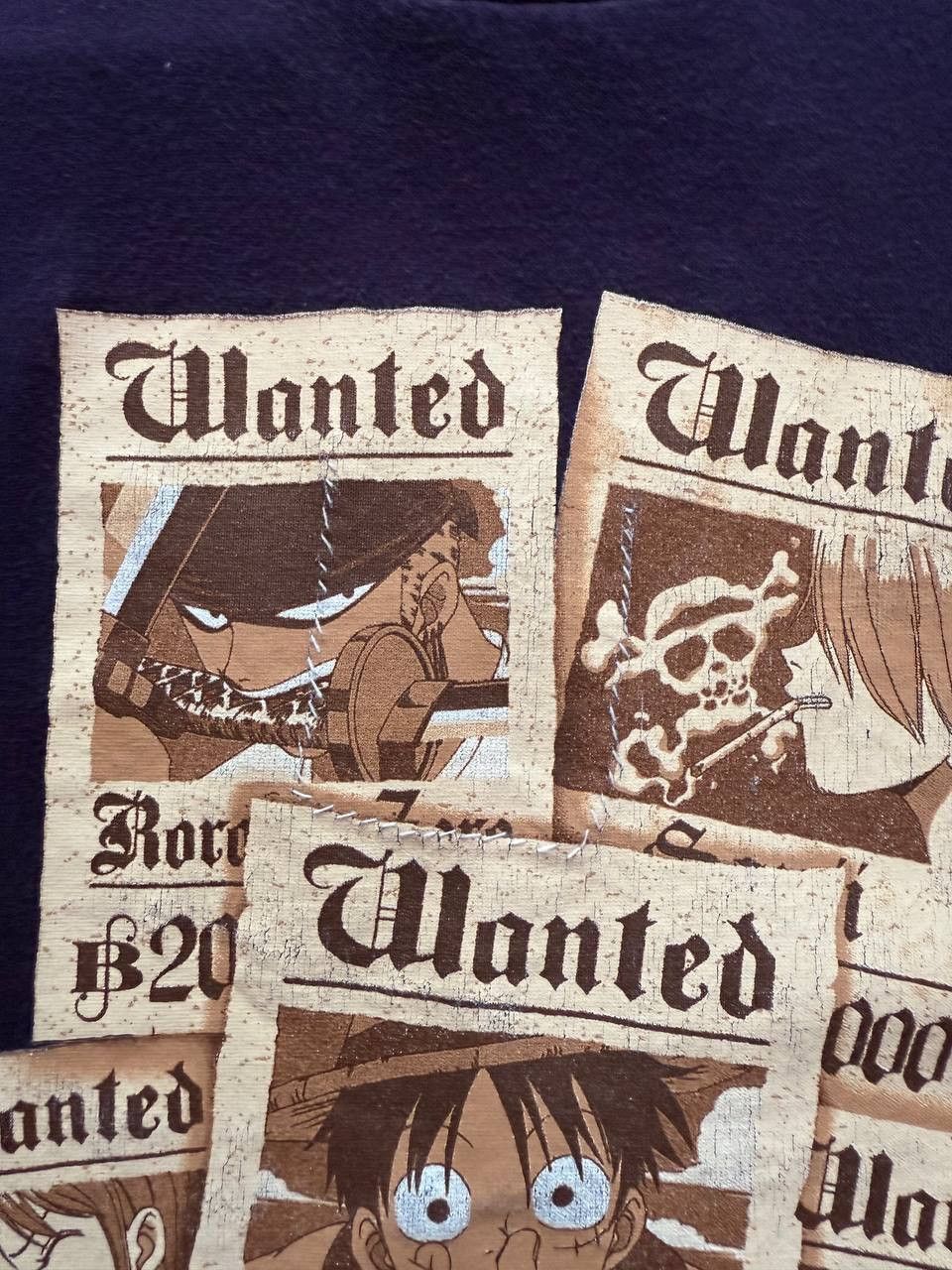 Anime VERY RARE Vintage Cospa One Piece Wanted Poster Shirt Size US L / EU 52-54 / 3 - 6 Thumbnail