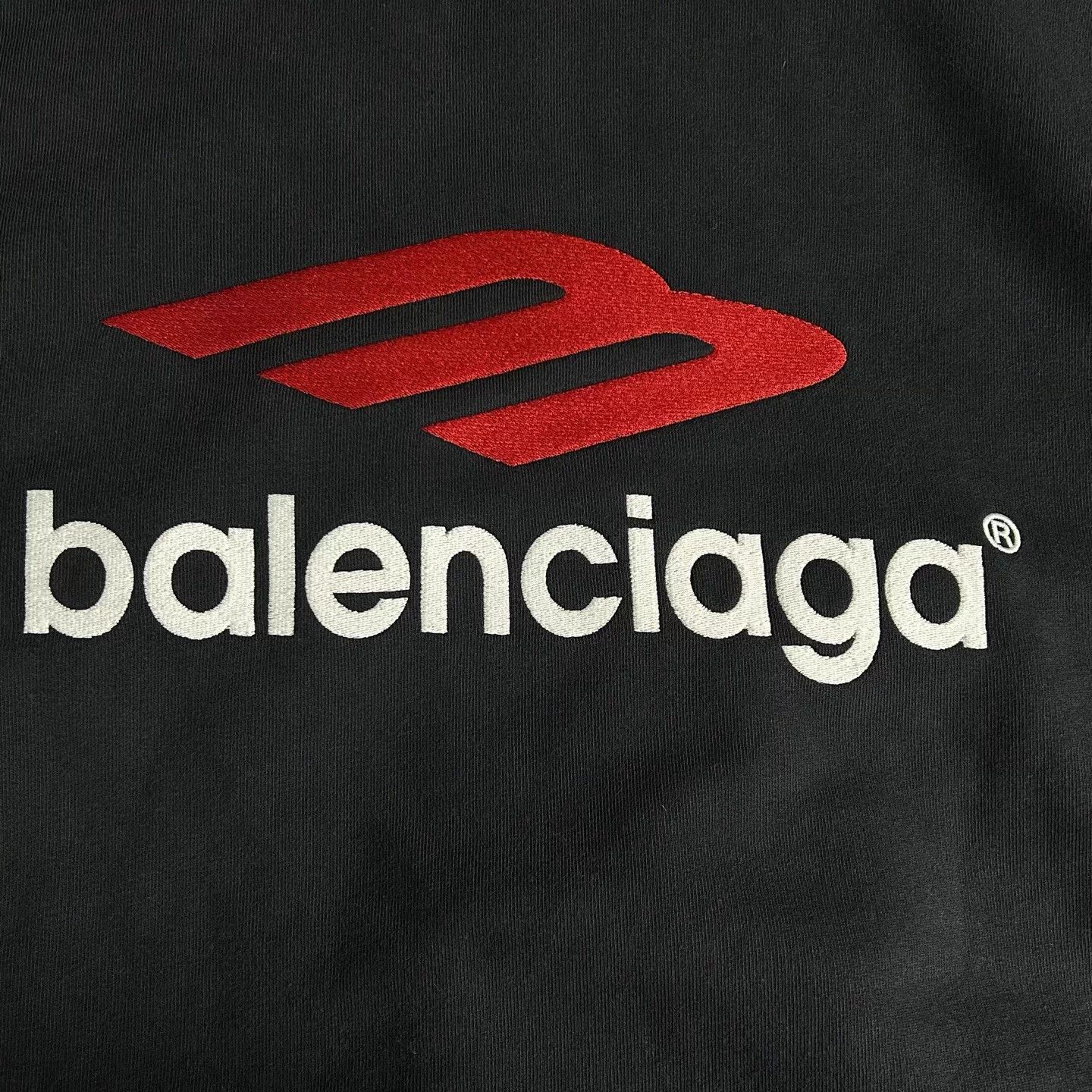 Balenciaga BLCG 23FW 3b Embroidery Logo Hoodie 4 Size US XL / EU 56 / 4 - 6 Thumbnail