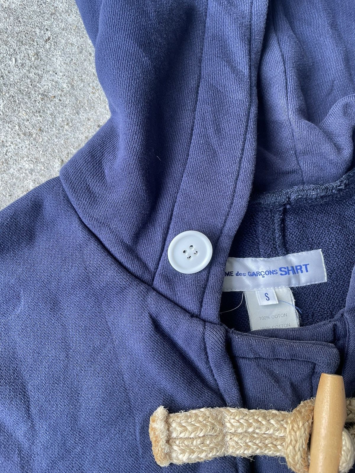 Comme des Garcons Comme Des Garcons Blue Duffle Coat S19905 Size US S / EU 44-46 / 1 - 10 Thumbnail