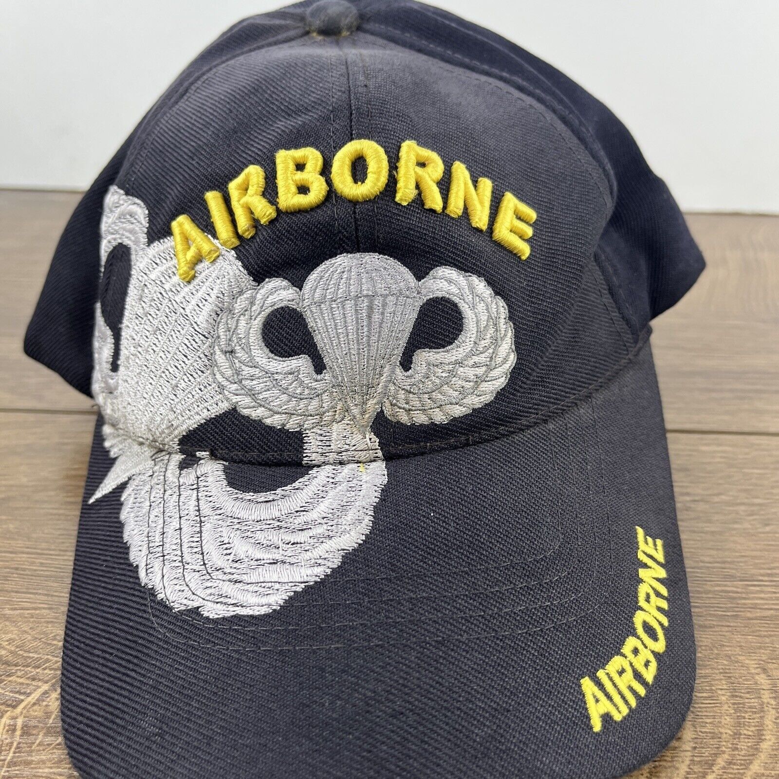 Other Airborne Hat ABN Hat Blue Hat Adjustable Adult Size Hat Cap Size ONE SIZE - 5 Thumbnail