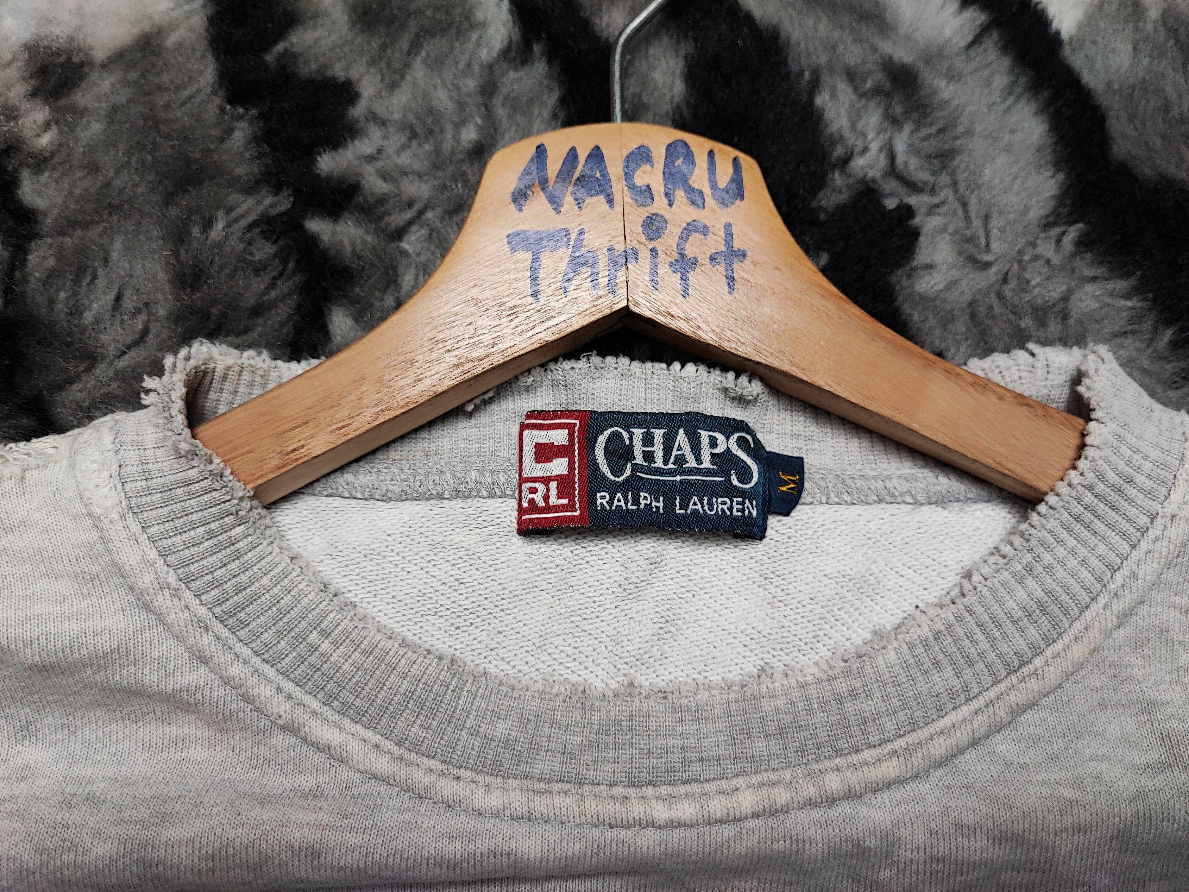 Chaps Ralph Lauren Vintage Chaps Ralph Lauren Big Flag Logo Sweatshirt Size US M / EU 48-50 / 2 - 14 Thumbnail