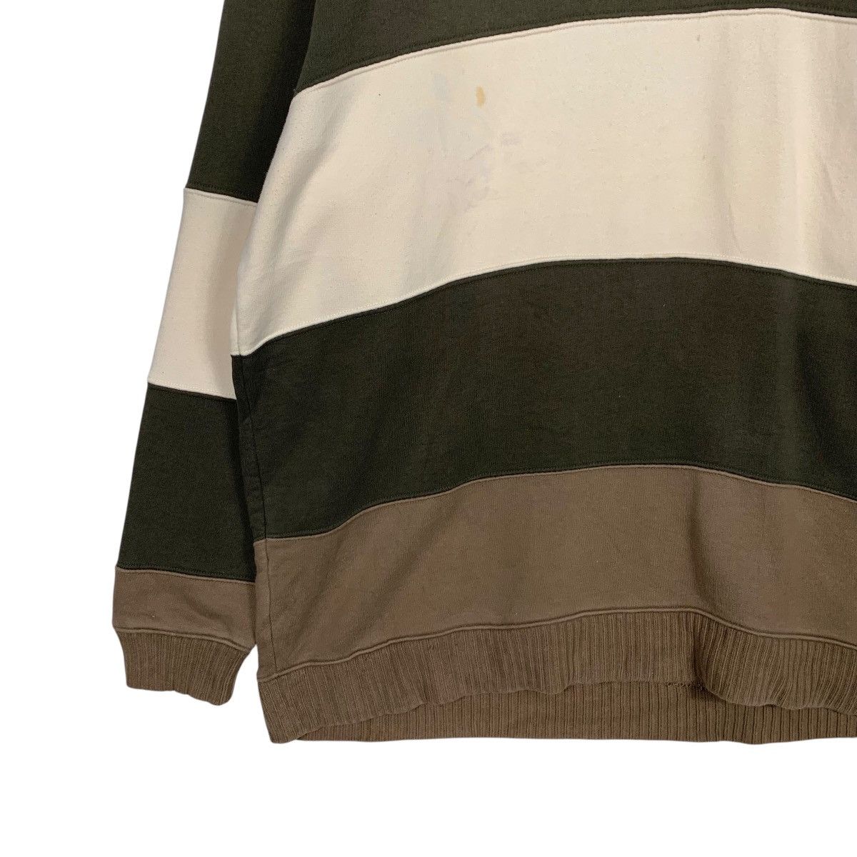 Japanese Brand EAST TWENTY BOX Striped Crewneck Sweatshirt #1983-C86 Size US L / EU 52-54 / 3 - 3 Thumbnail