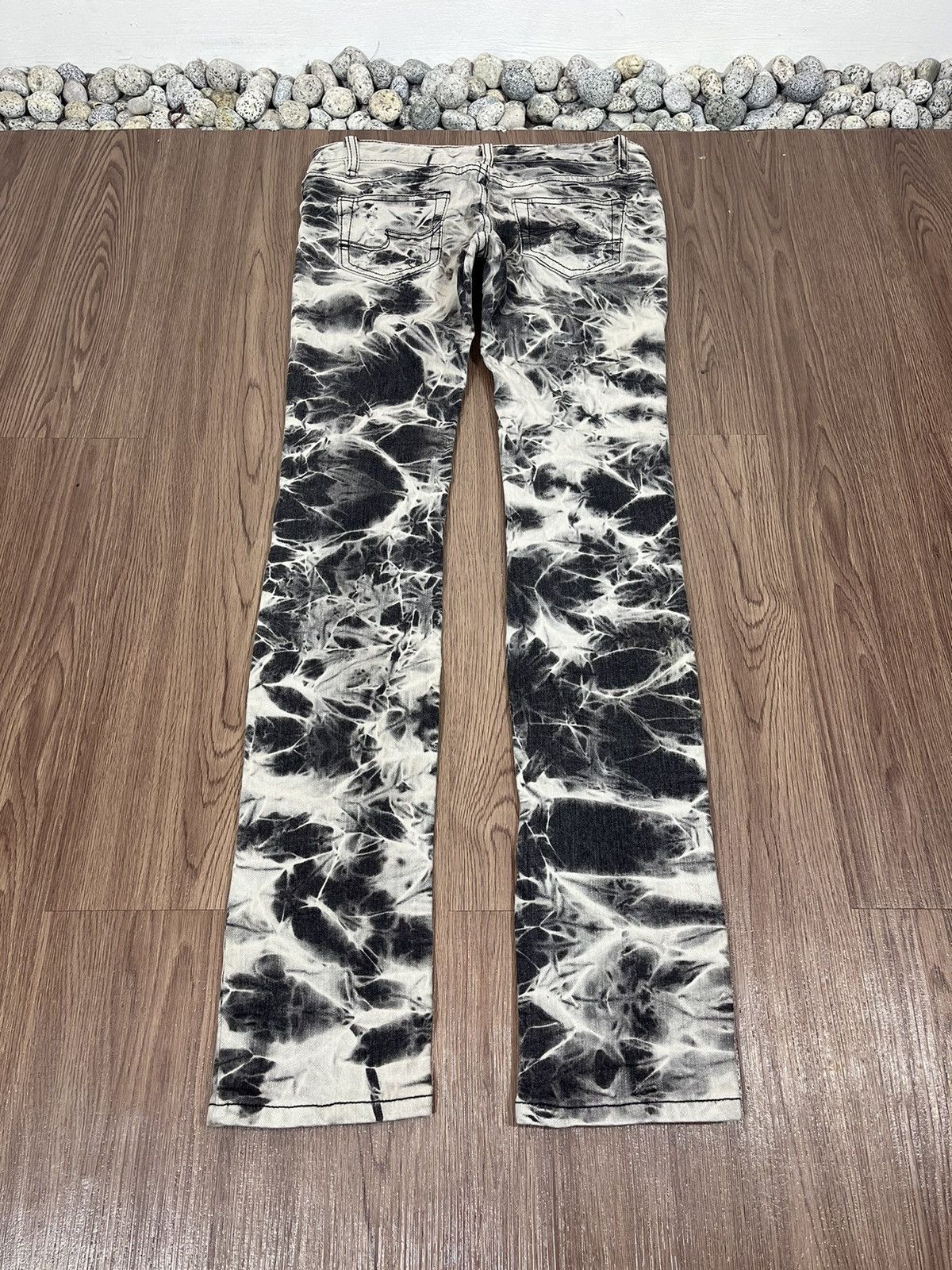 Punk and Yo Lil’ Marv Distressed Marble Wash Jeans Size US 31 - 6 Thumbnail