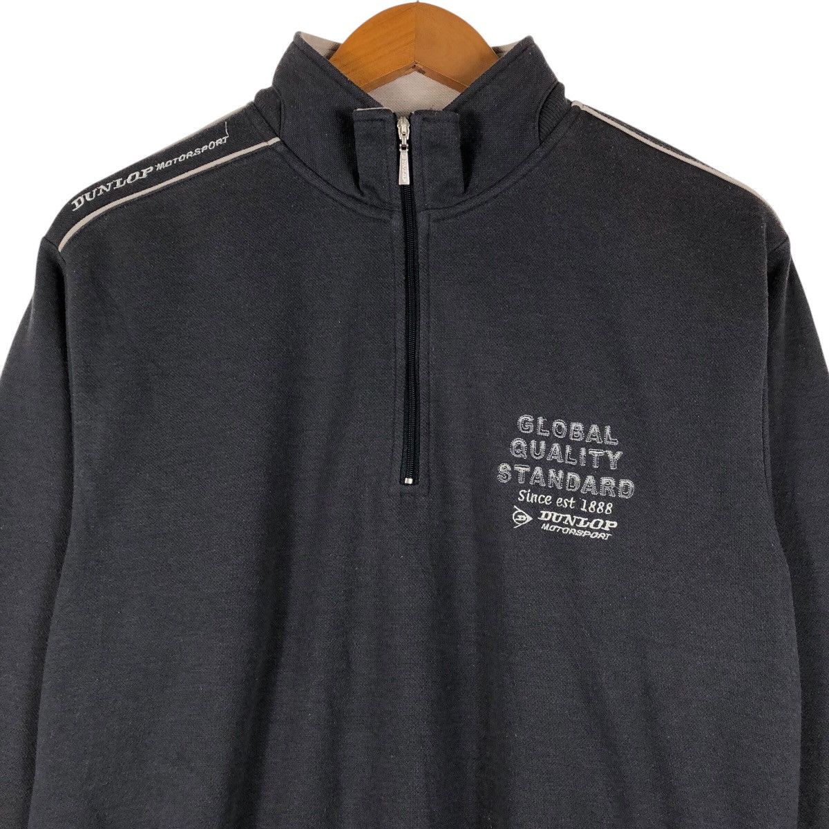 Dunlop DUNLOP Motorsport Half Zipper Sweatshirt Size US M / EU 48-50 / 2 - 3 Thumbnail